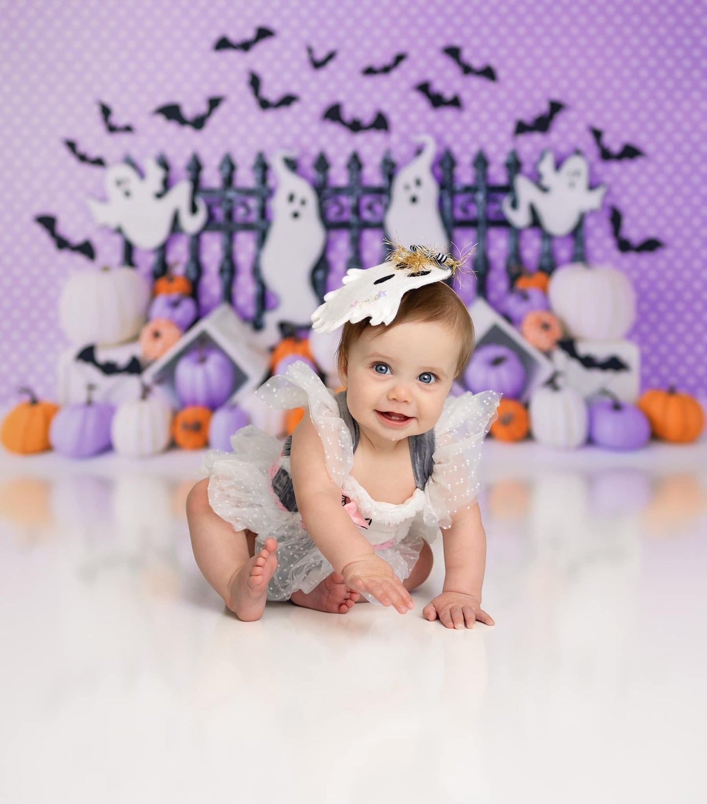 Friendly Ghost Fascinator