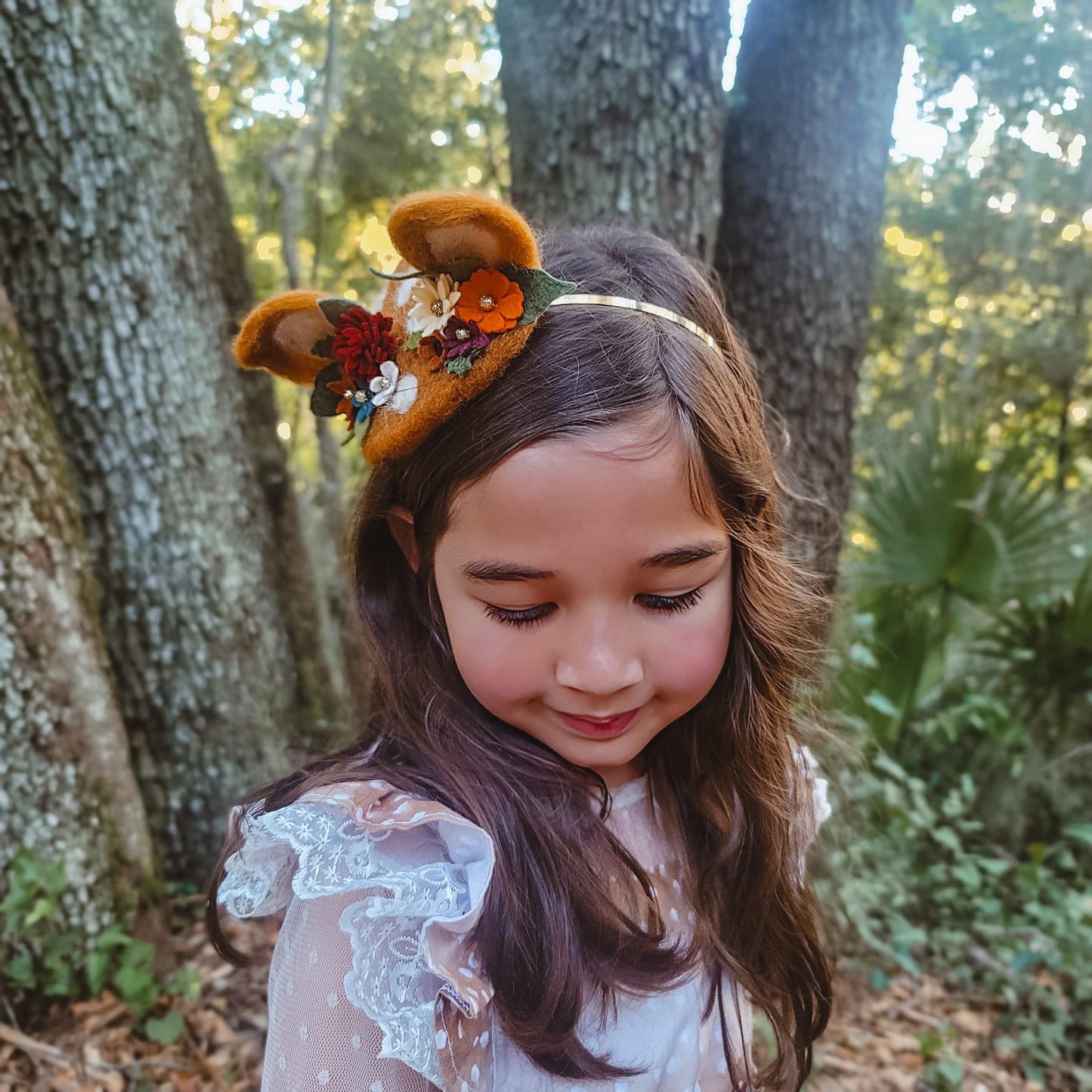Little Deer Felted Mini Topper