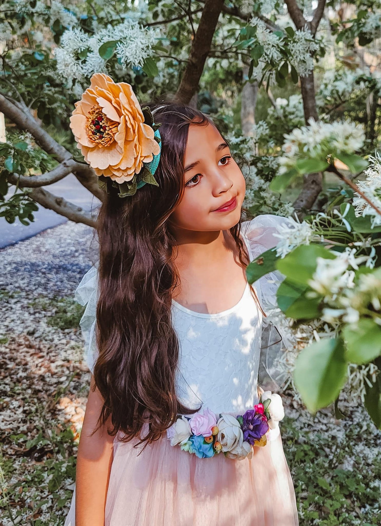 Big Peony fascinator