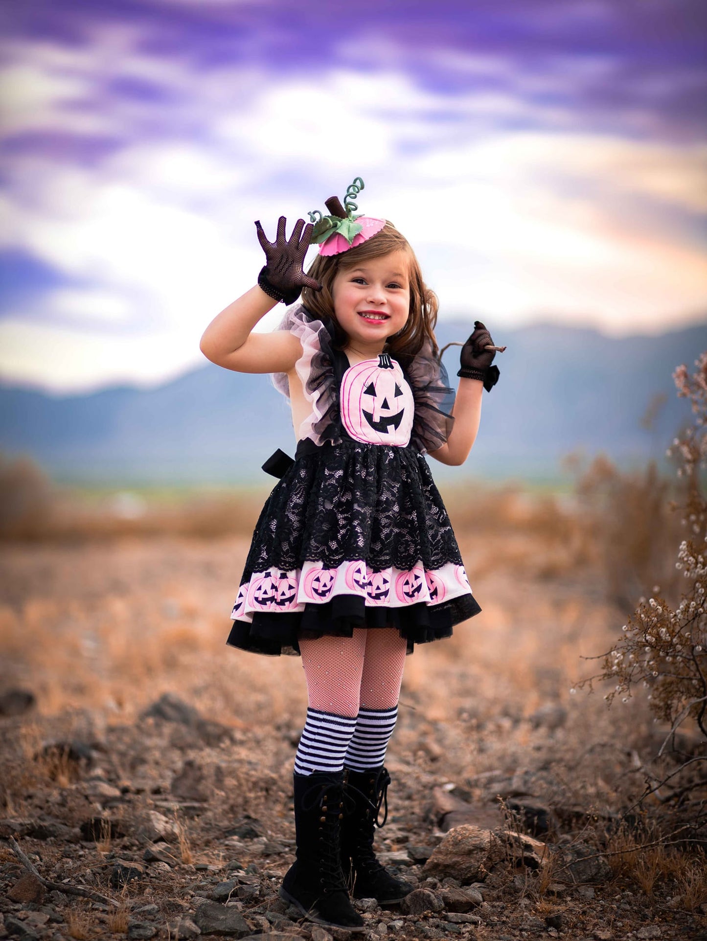 Pretty in Pink Pumpkin Fascinator