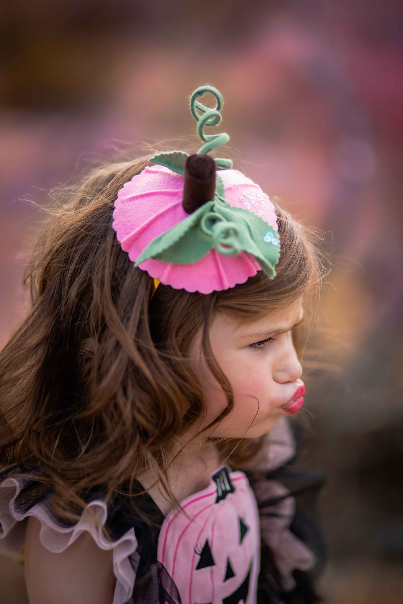Pretty in Pink Pumpkin Fascinator