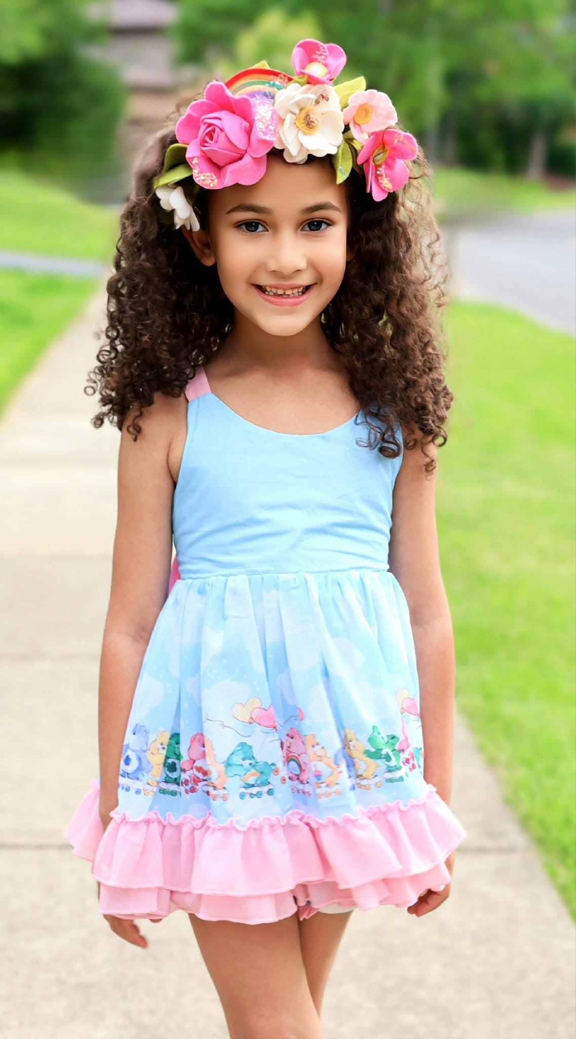 Inspired Cheer Beer Side Floral Crown