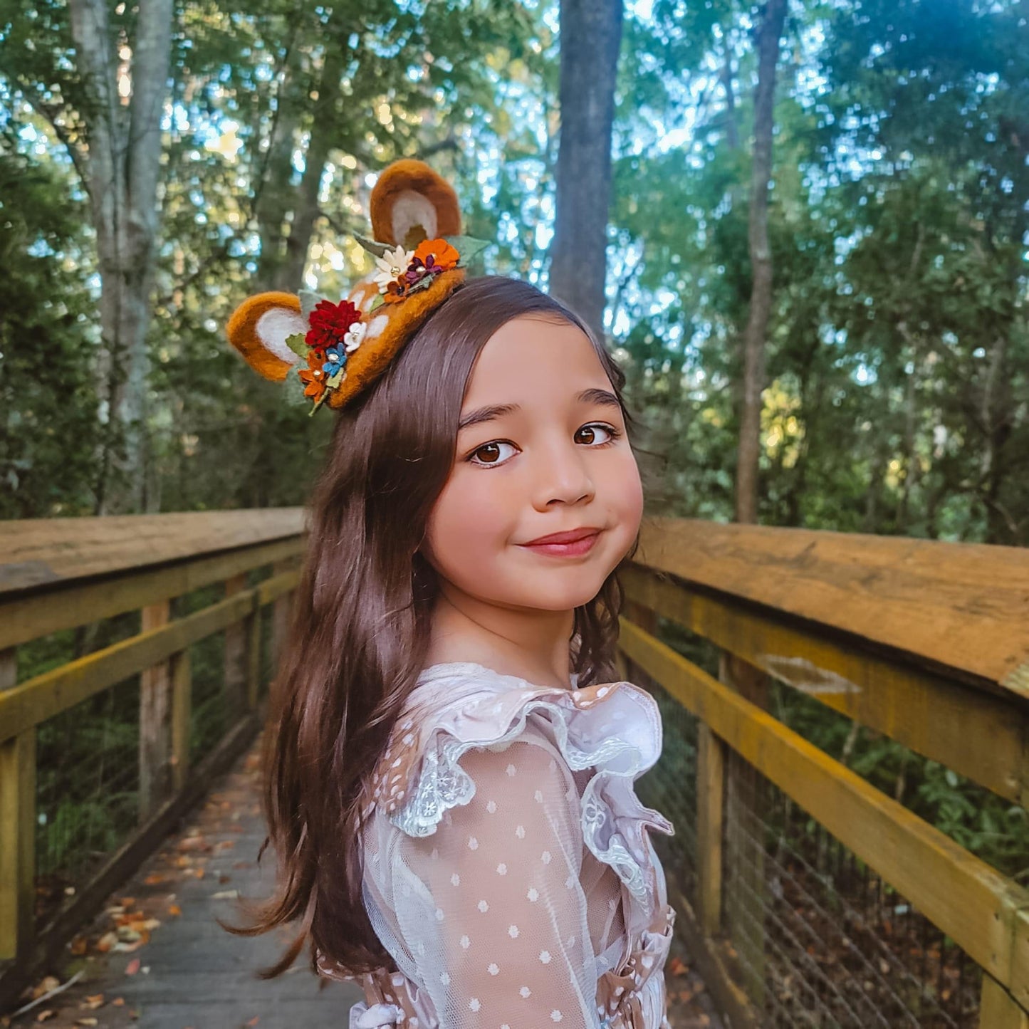 Little Deer Felted Mini Topper