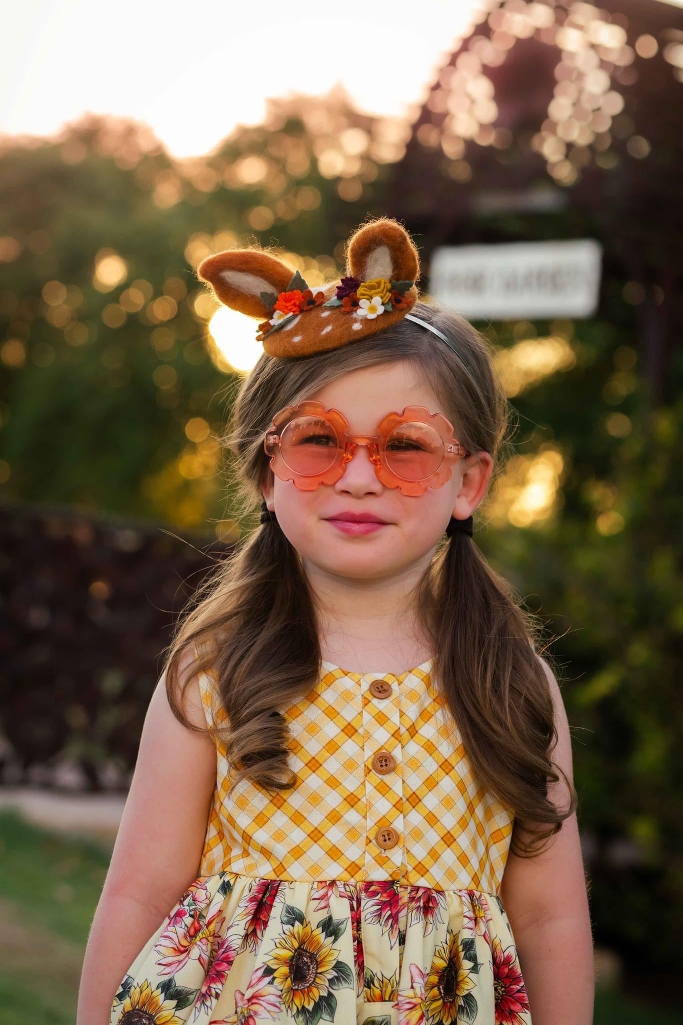Little Deer Felted Mini Topper
