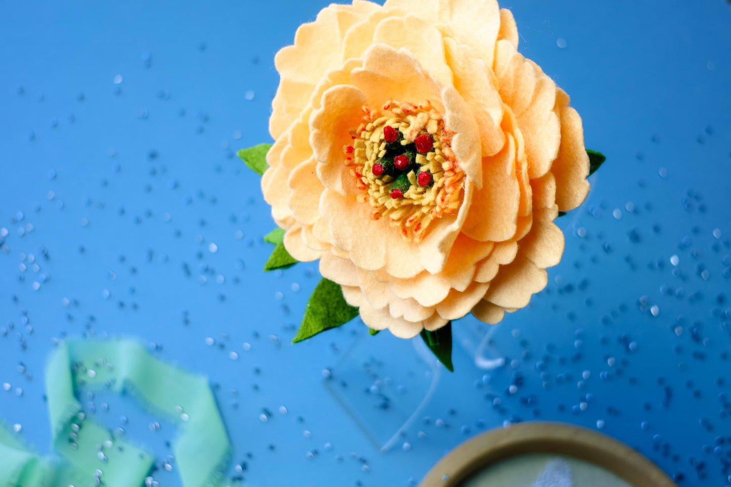 Big Peony fascinator