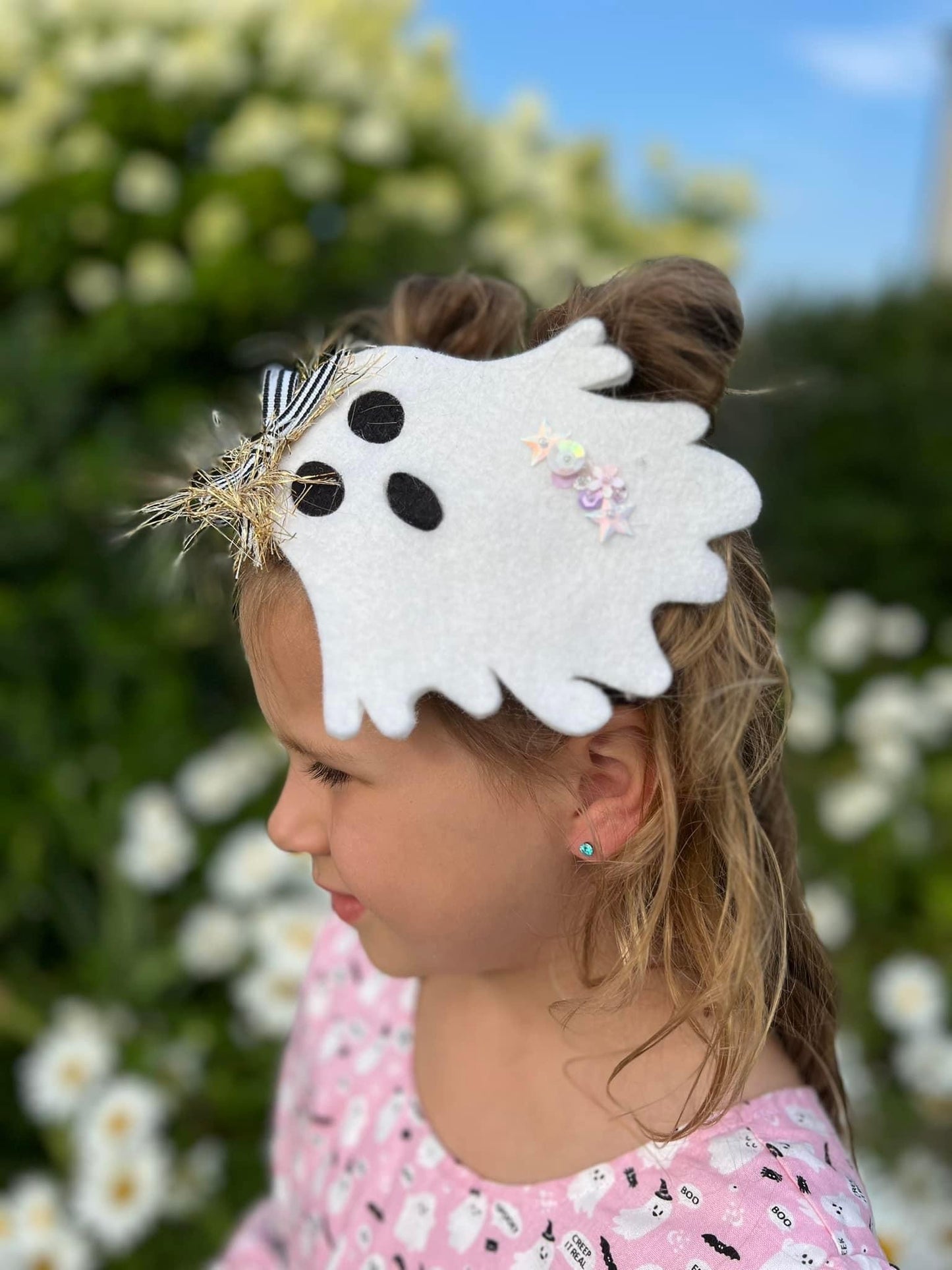Friendly Ghost Fascinator