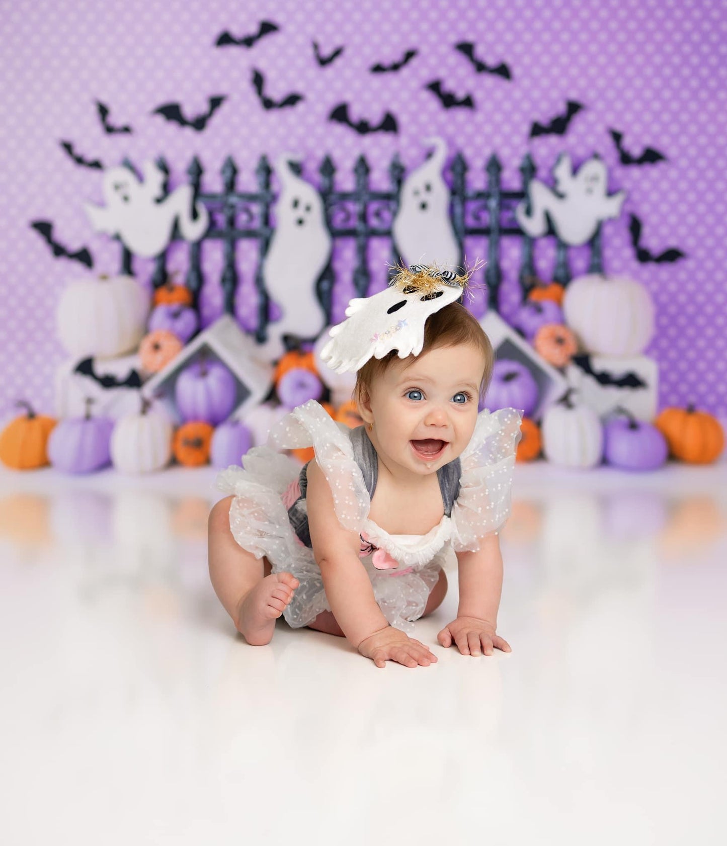 Friendly Ghost Fascinator