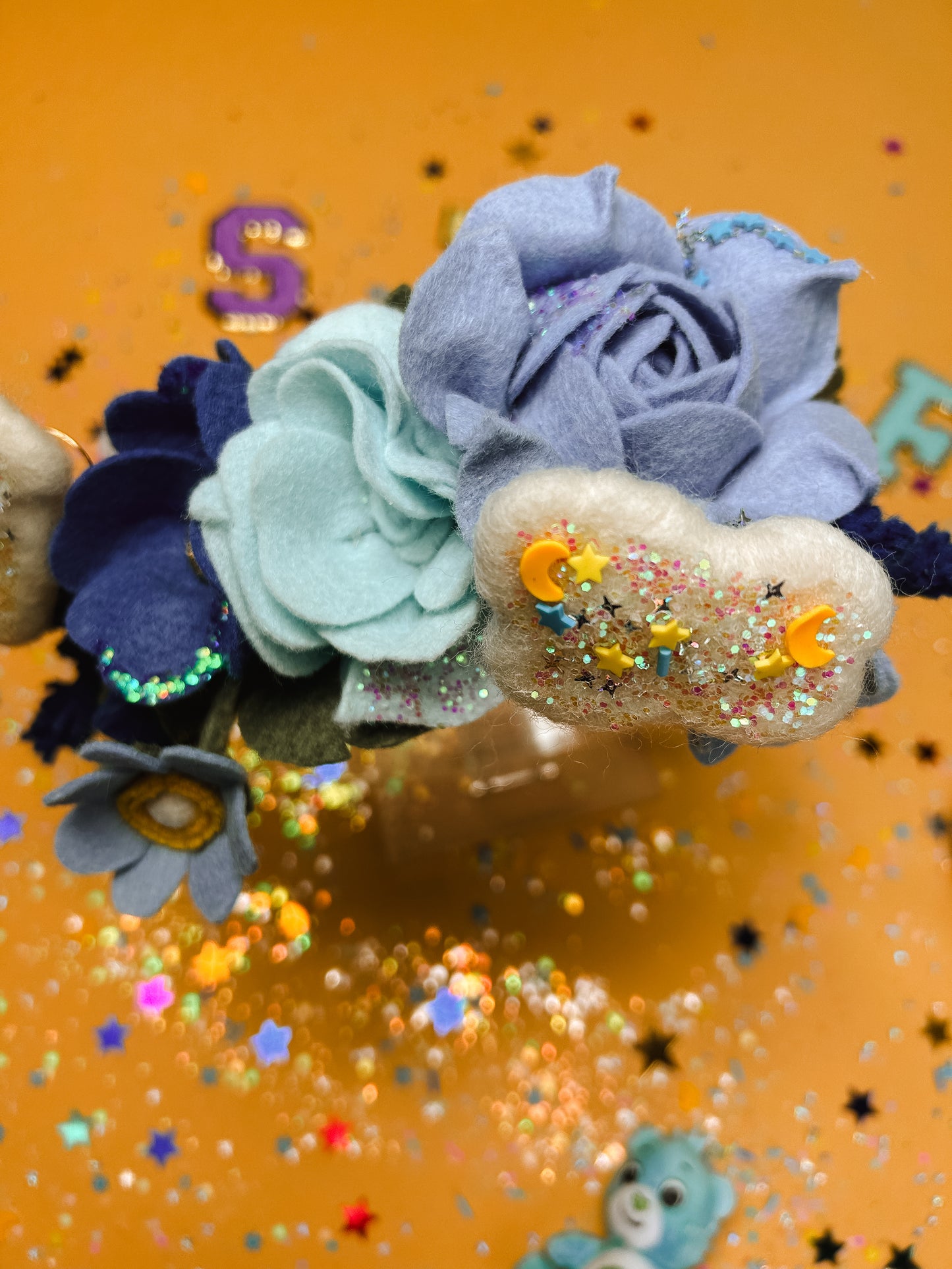 Inspired Grumpy Side Floral Cluster