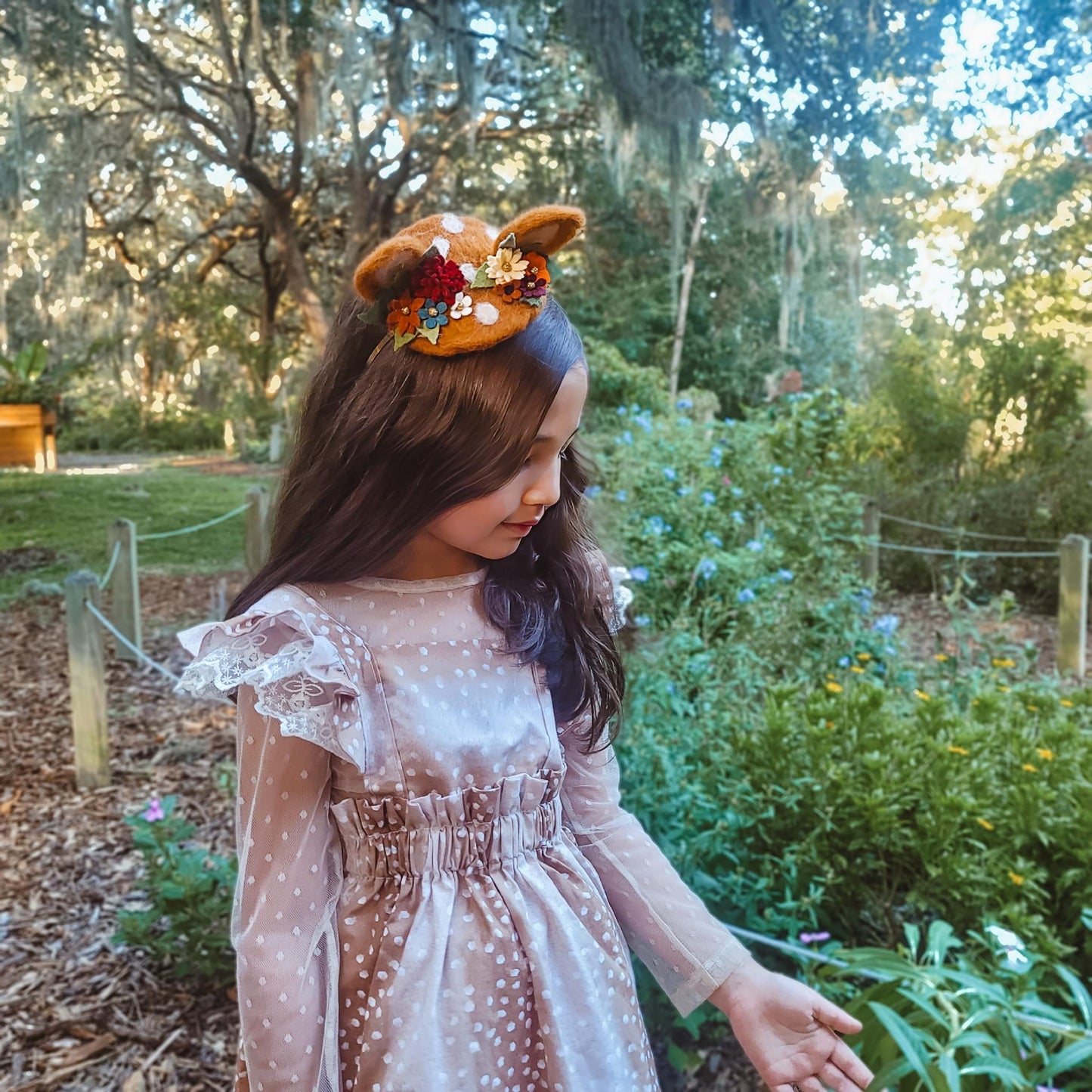 Little Deer Felted Mini Topper