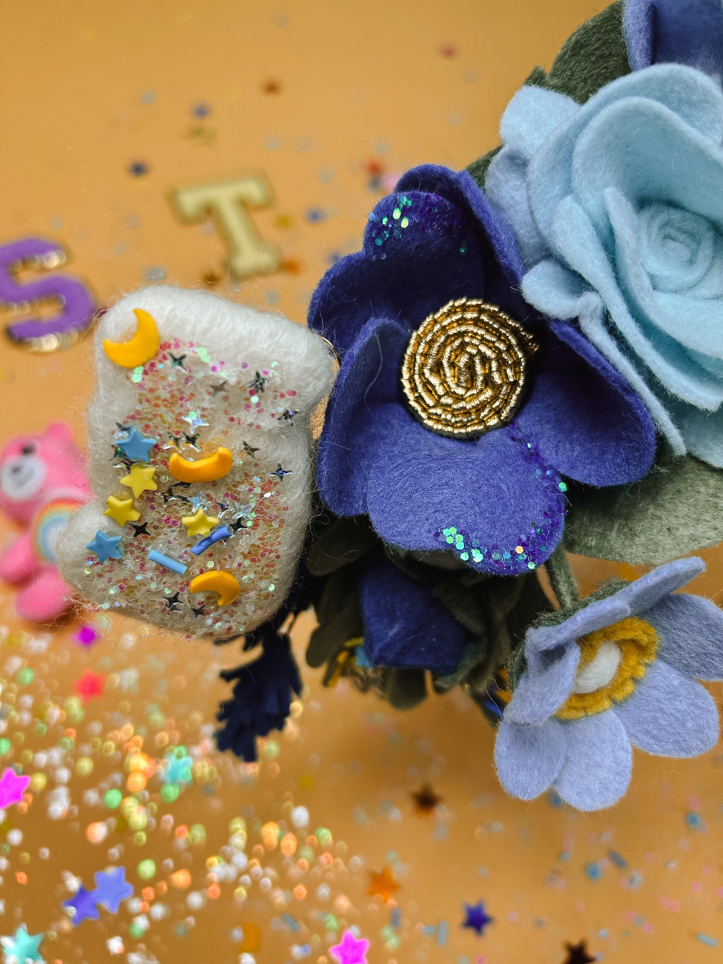 Inspired Grumpy Side Floral Cluster