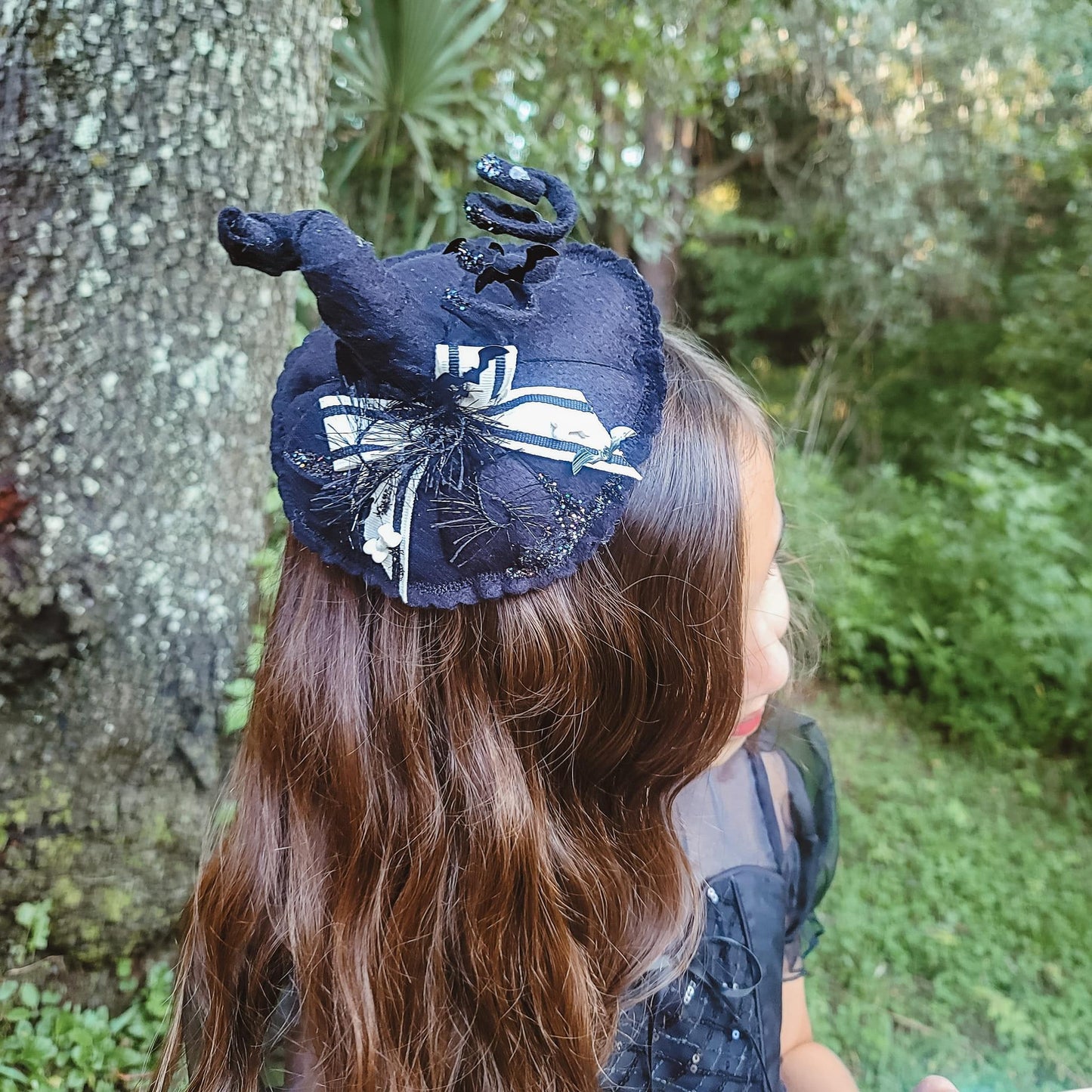 Black Pumpkin Topper