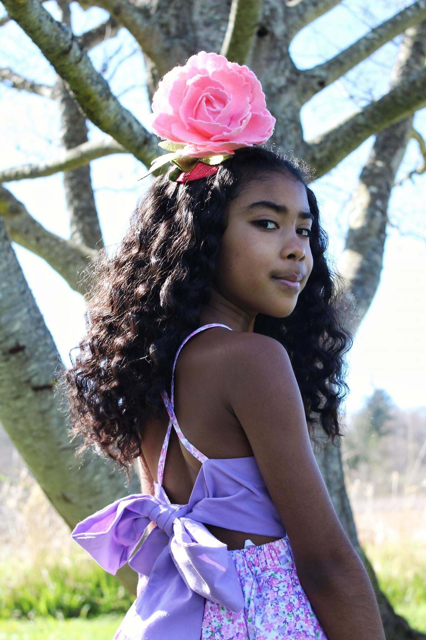 Big Peony fascinator