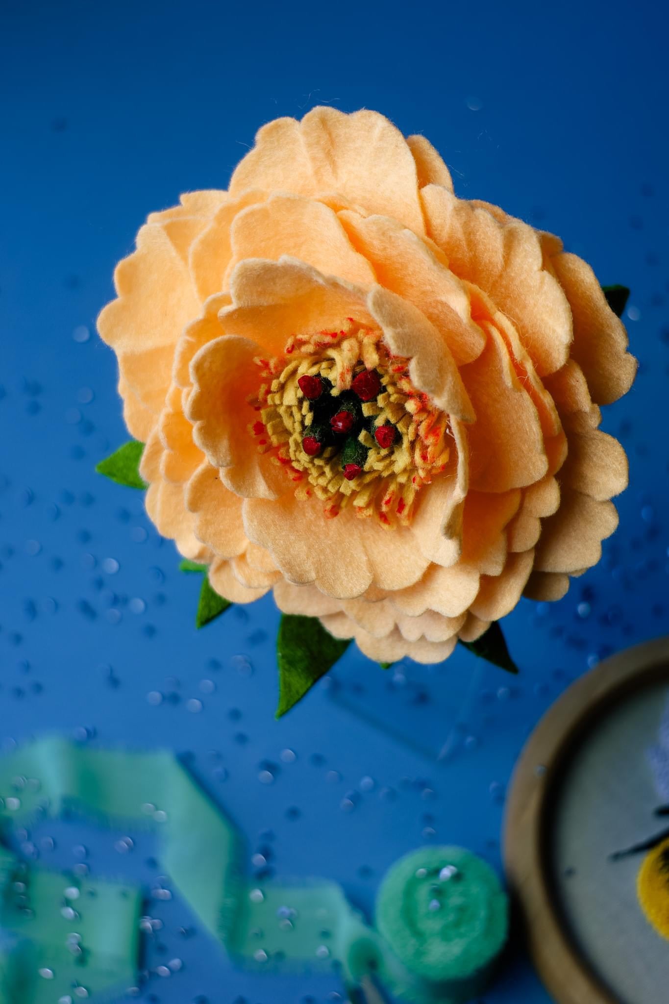 Big Peony fascinator