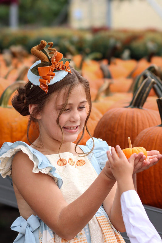 Baby Blue Pumpkin Topper