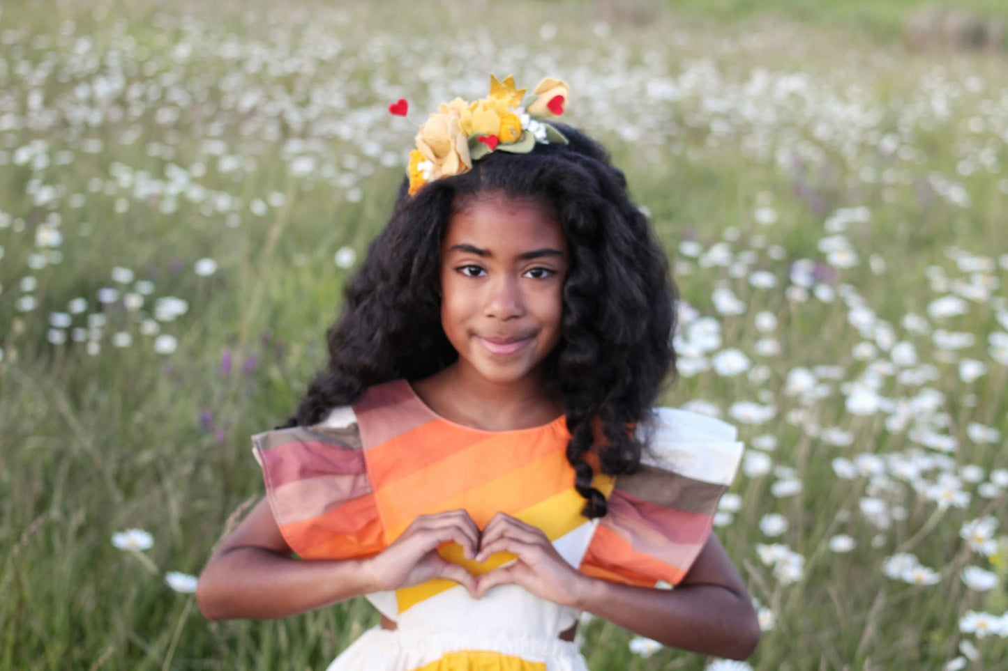 Floral Side Crown Brave Heart Inspired