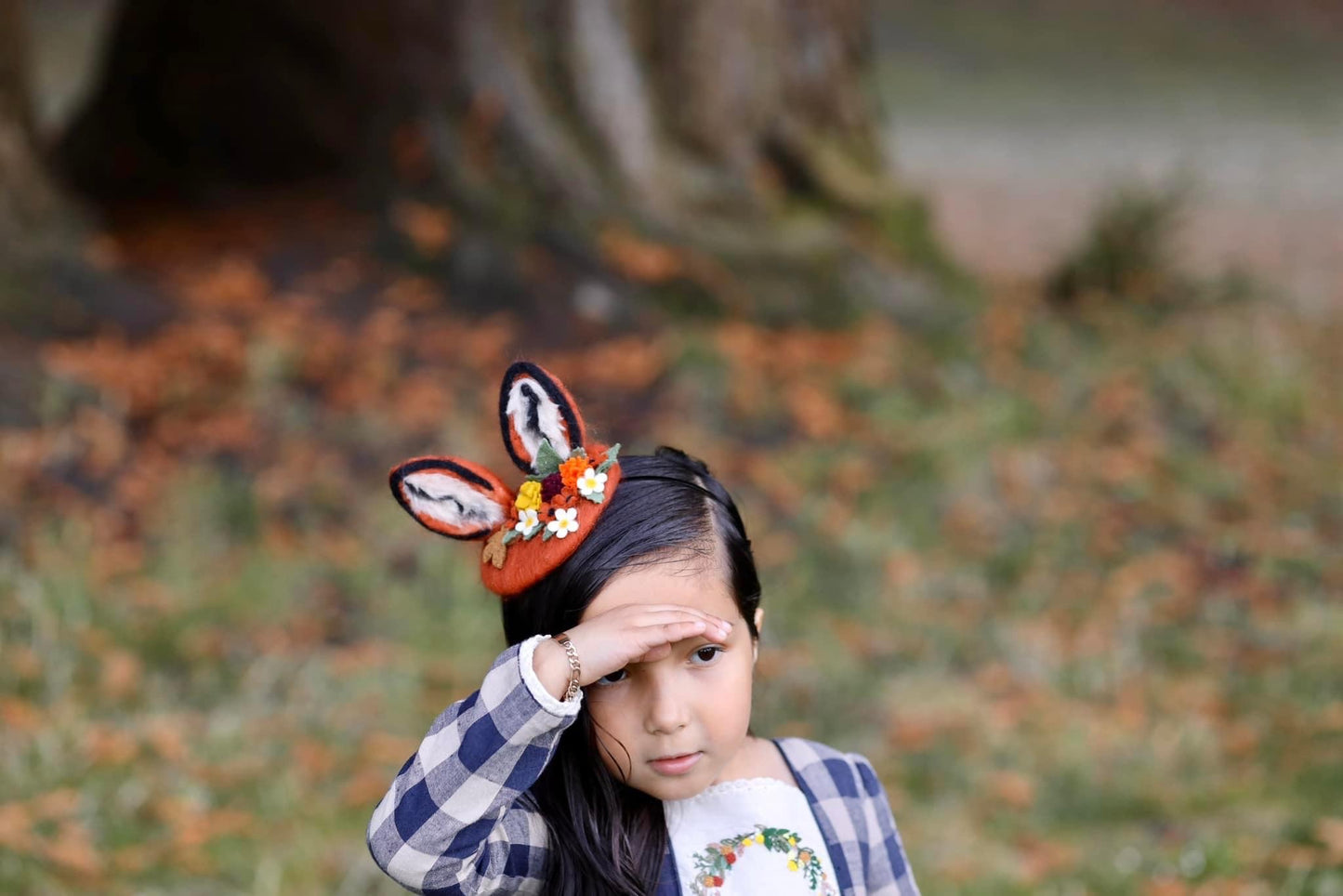 Stay Clever Felted Mini Topper Fascinator