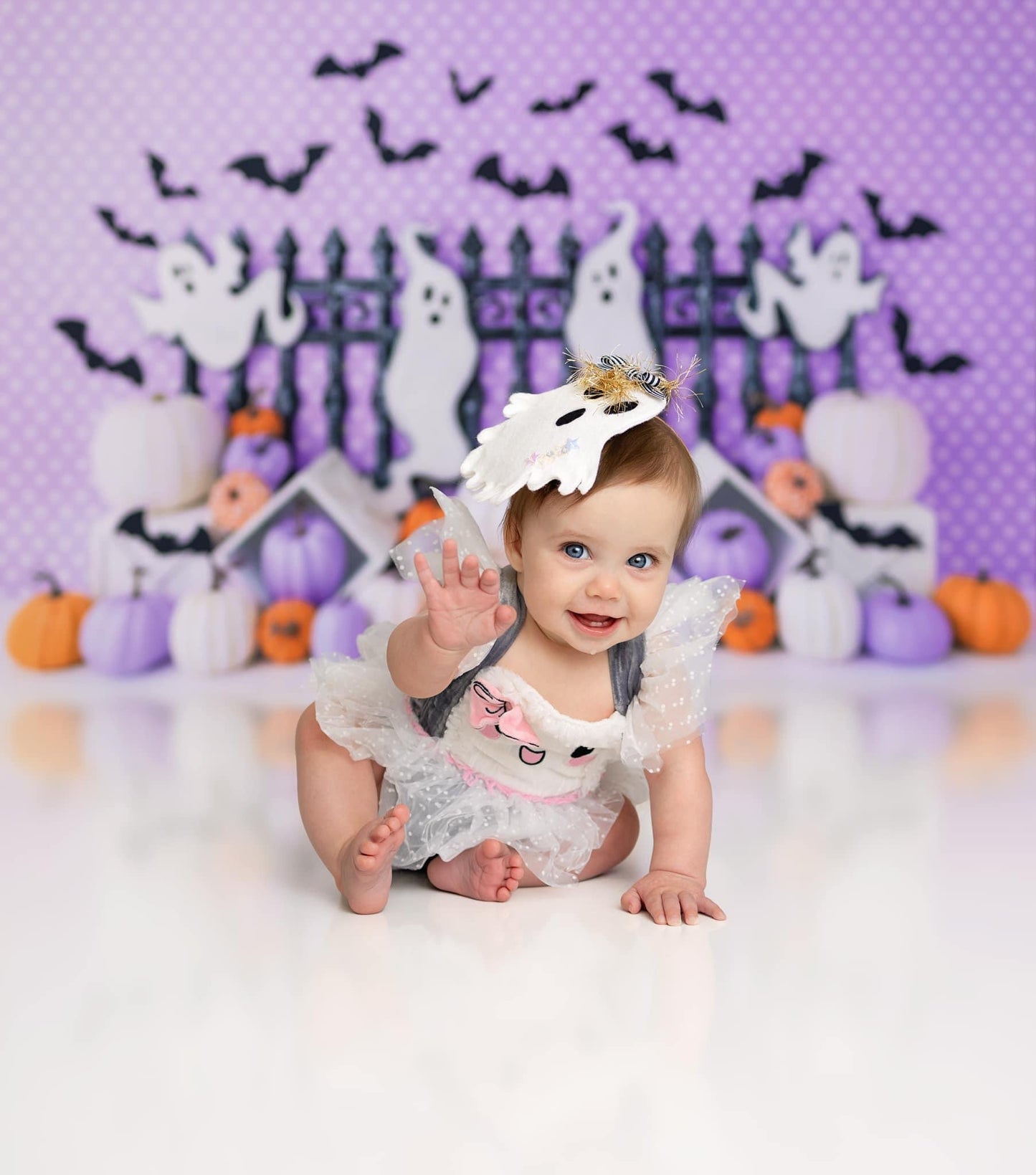 Friendly Ghost Fascinator