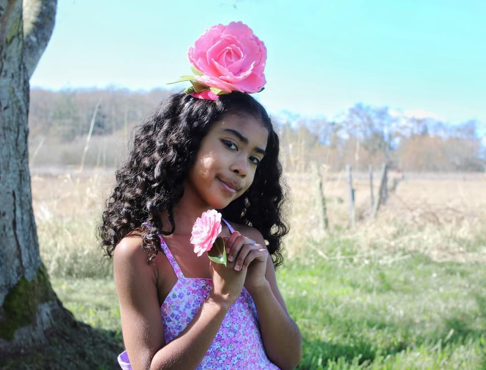 Big Peony fascinator
