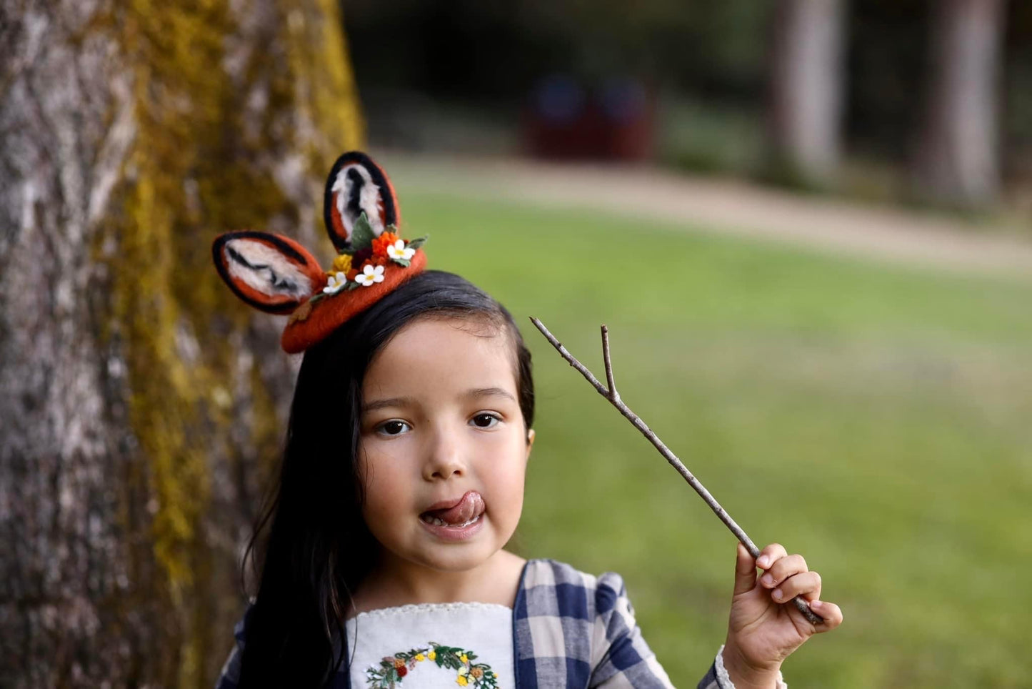 Stay Clever Felted Mini Topper Fascinator