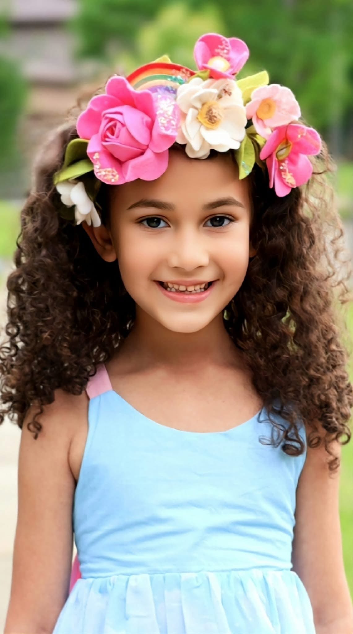 Inspired Cheer Beer Side Floral Crown