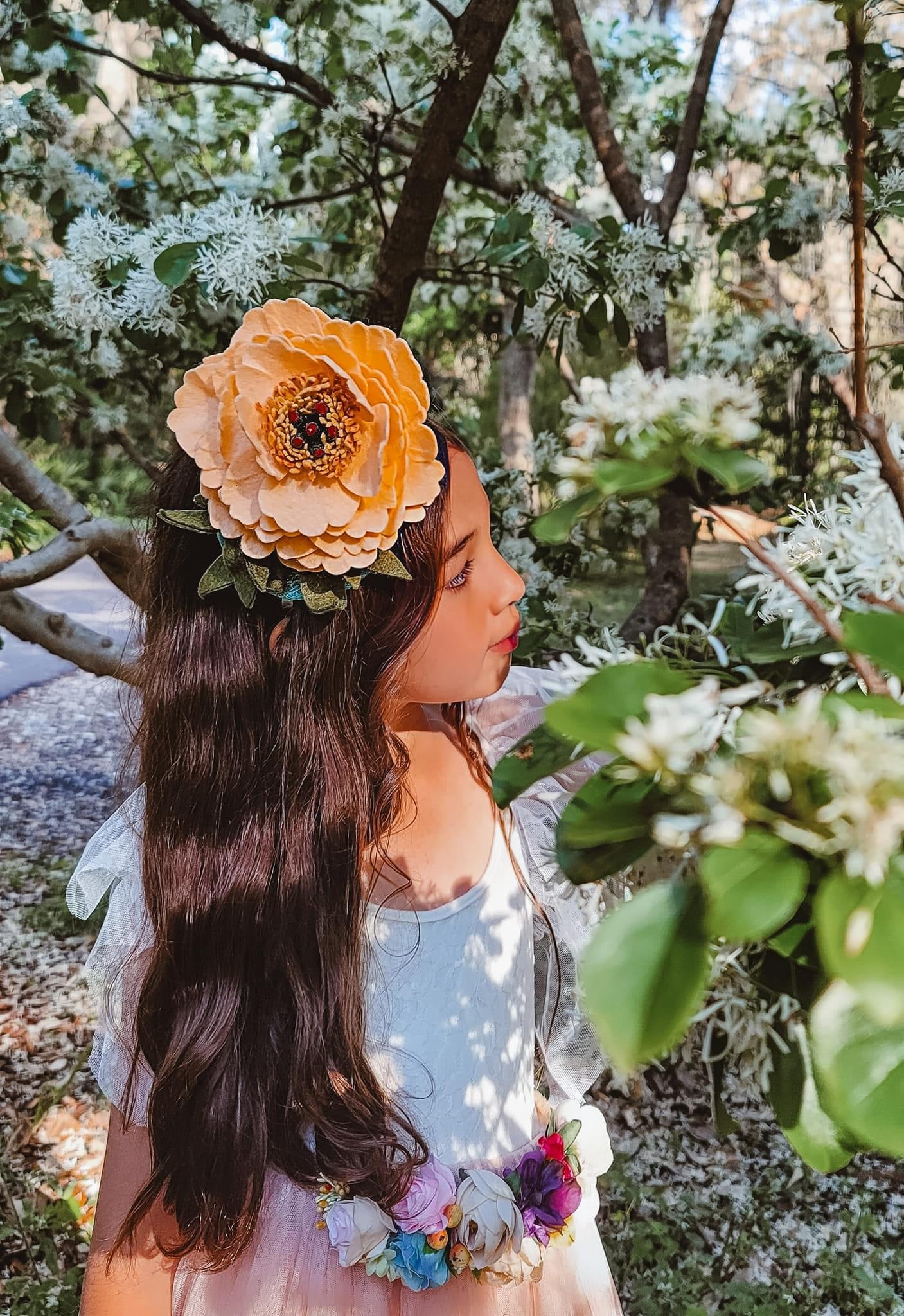 Big Peony fascinator