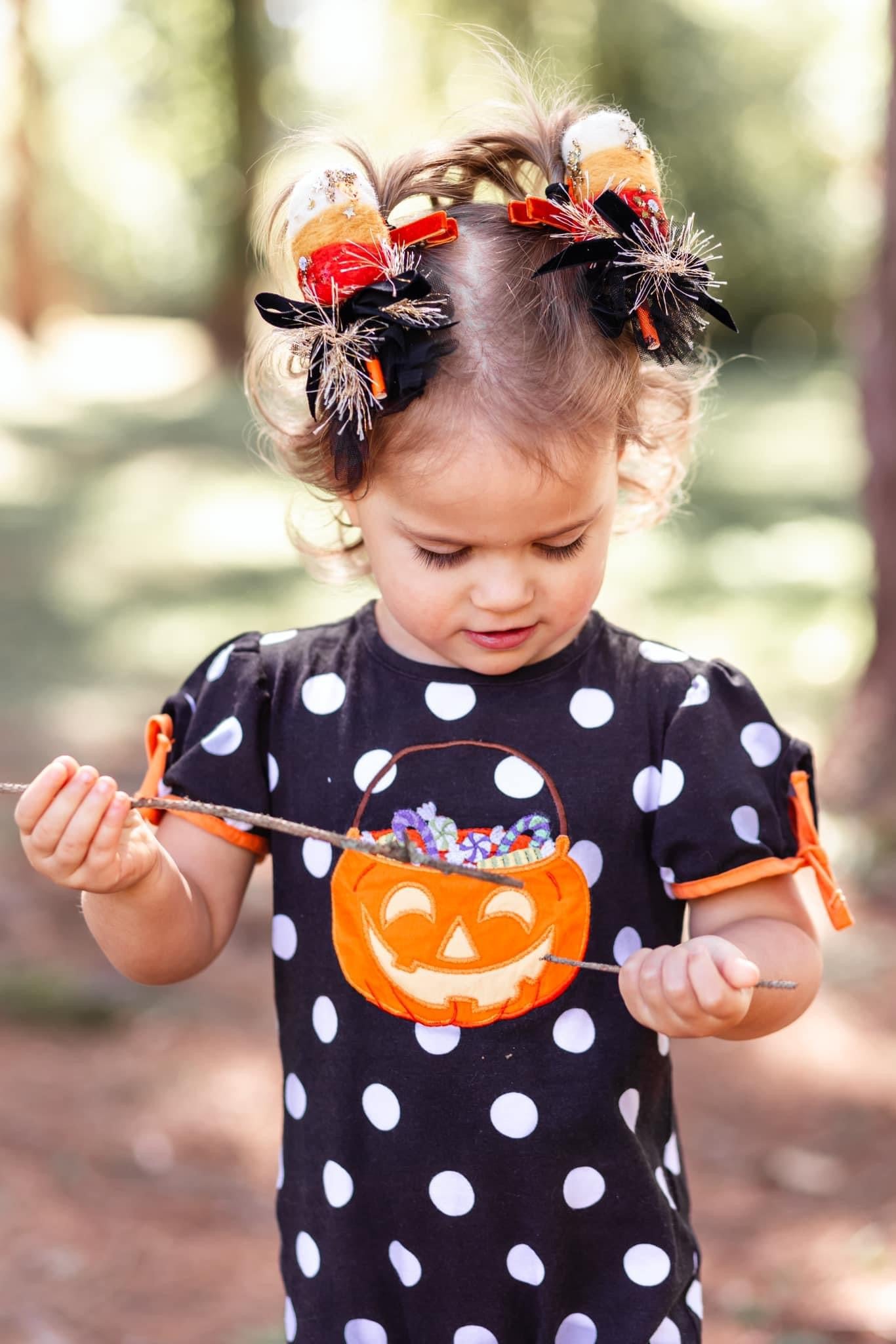 Candy Corn Cotton Candy set