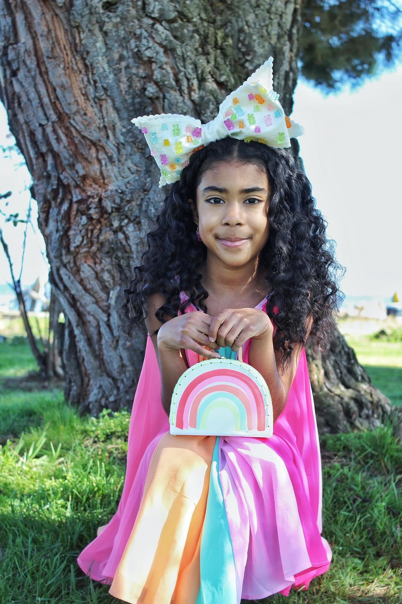 Gummy Bear Over Size Bow