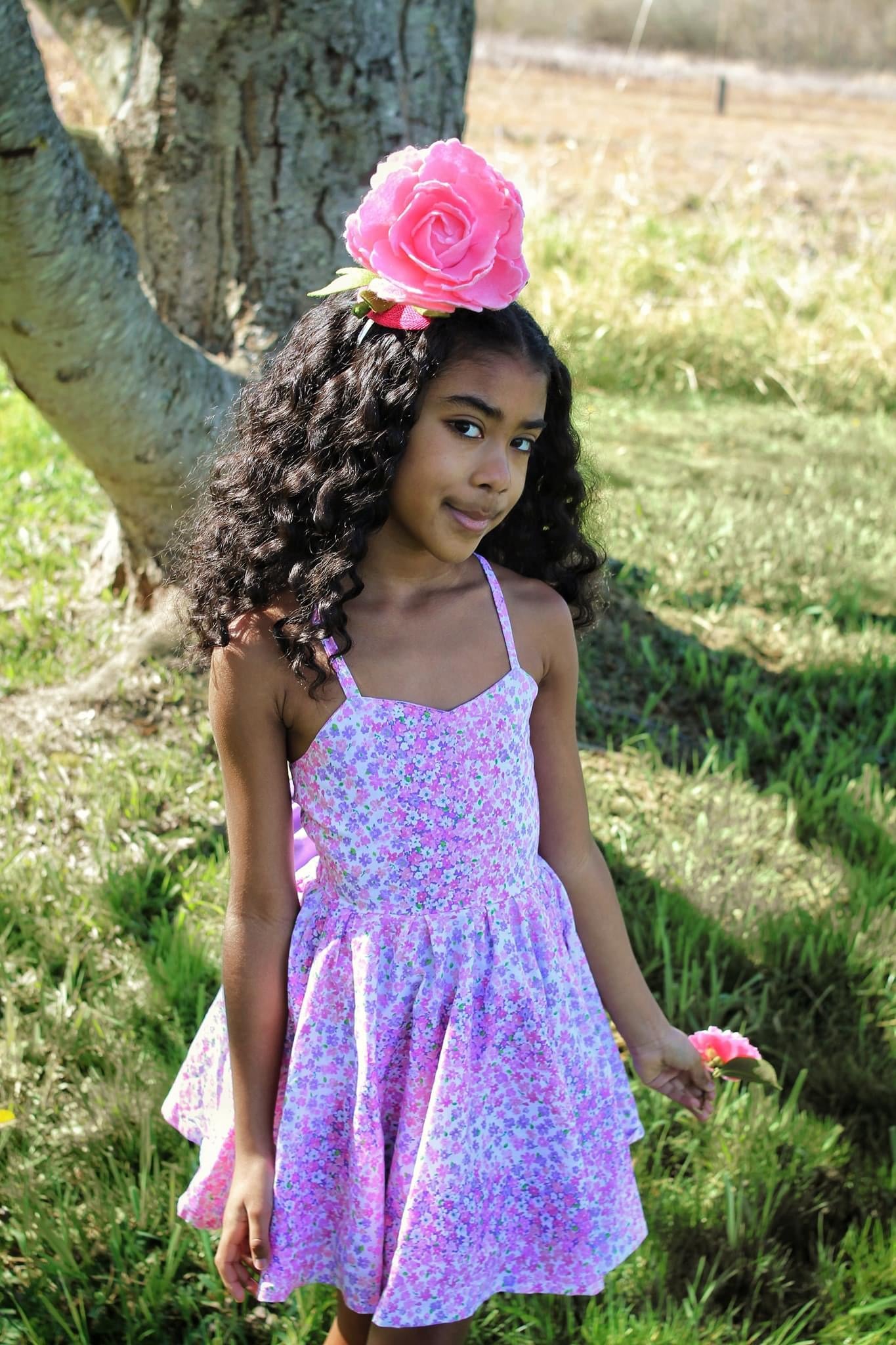 Big Peony fascinator