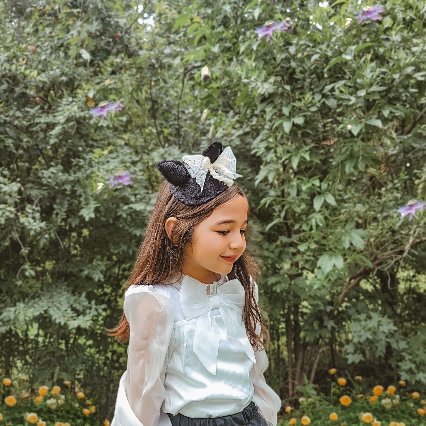 Black Cat Fascinator