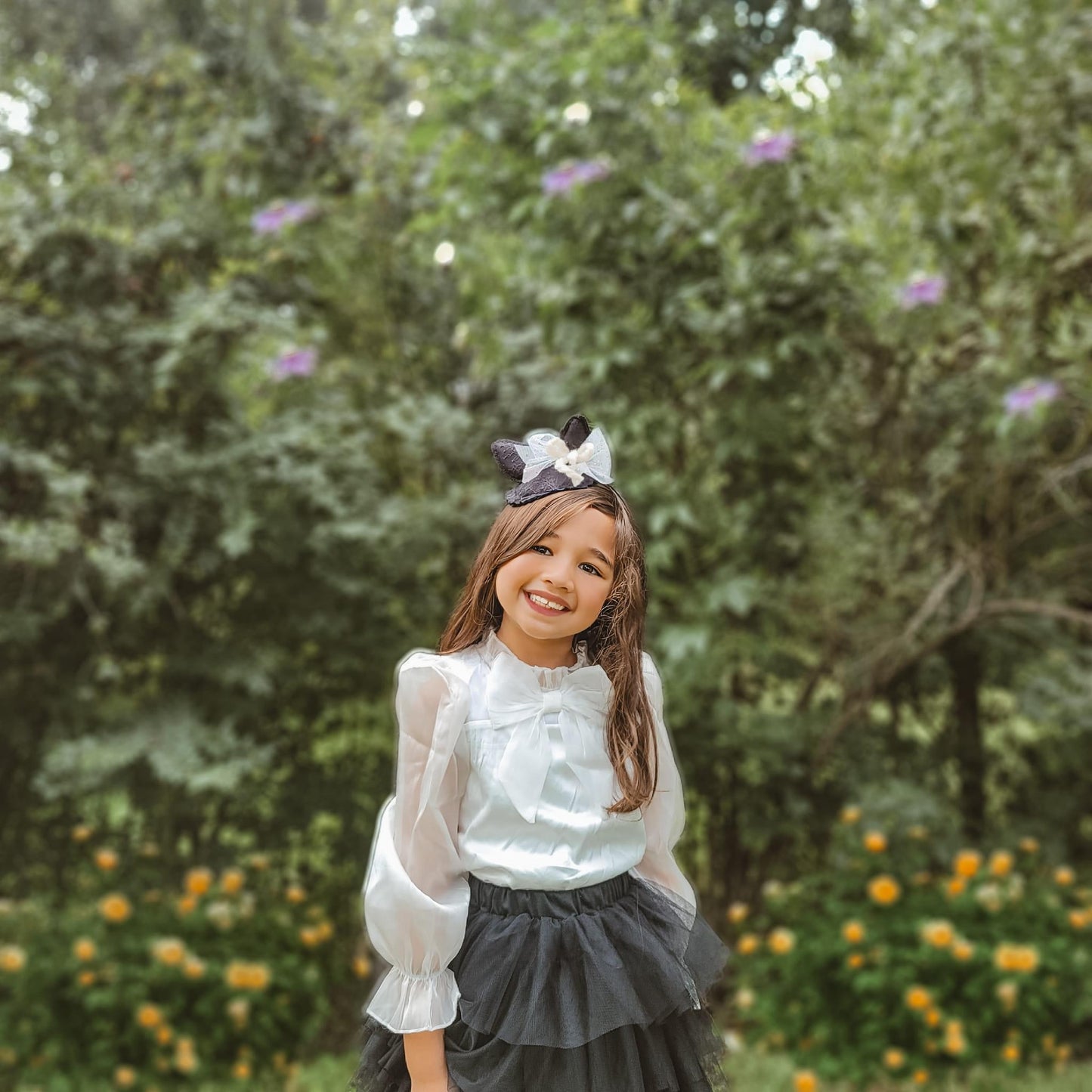 Black Cat Fascinator