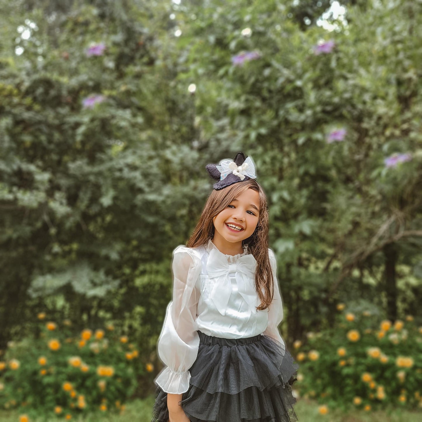 Black Cat Fascinator