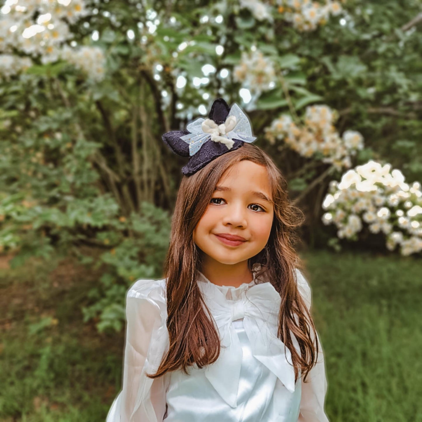 Black Cat Fascinator