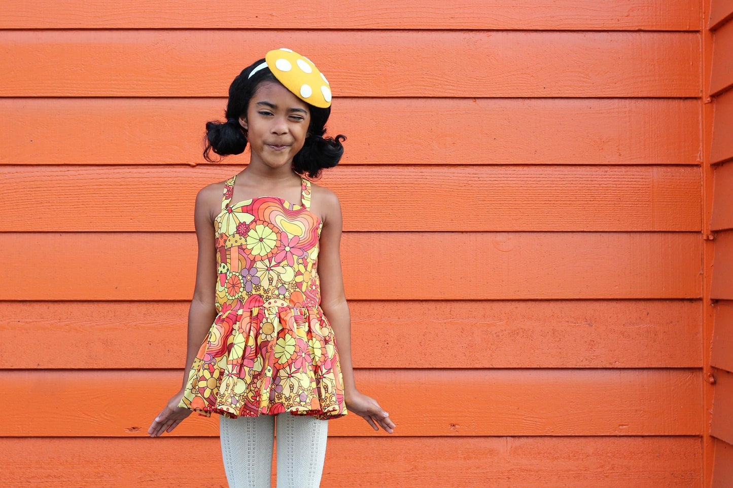 Mustard Fungi Topper Hat