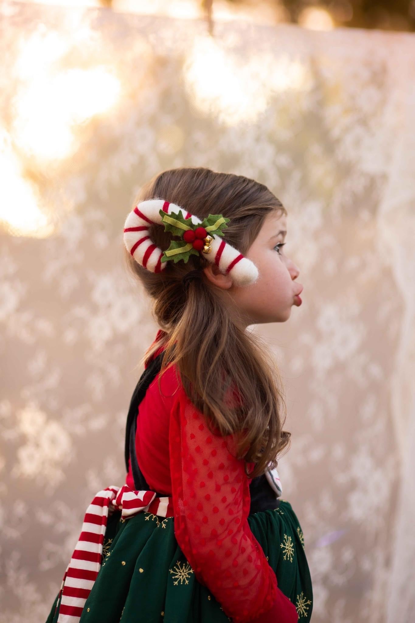 Peppermint Candy Cane Fascinator
