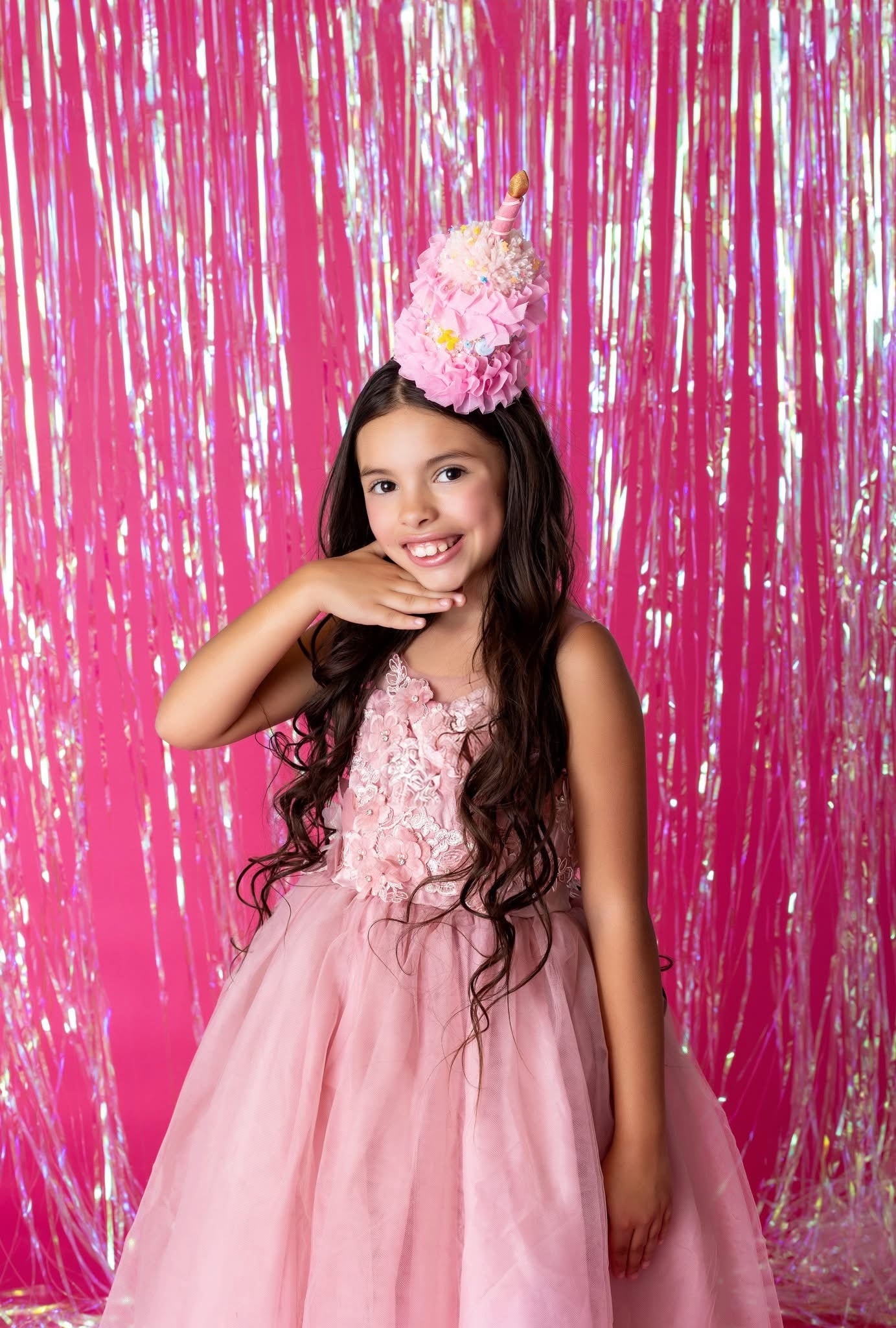 Pink Cake Topper