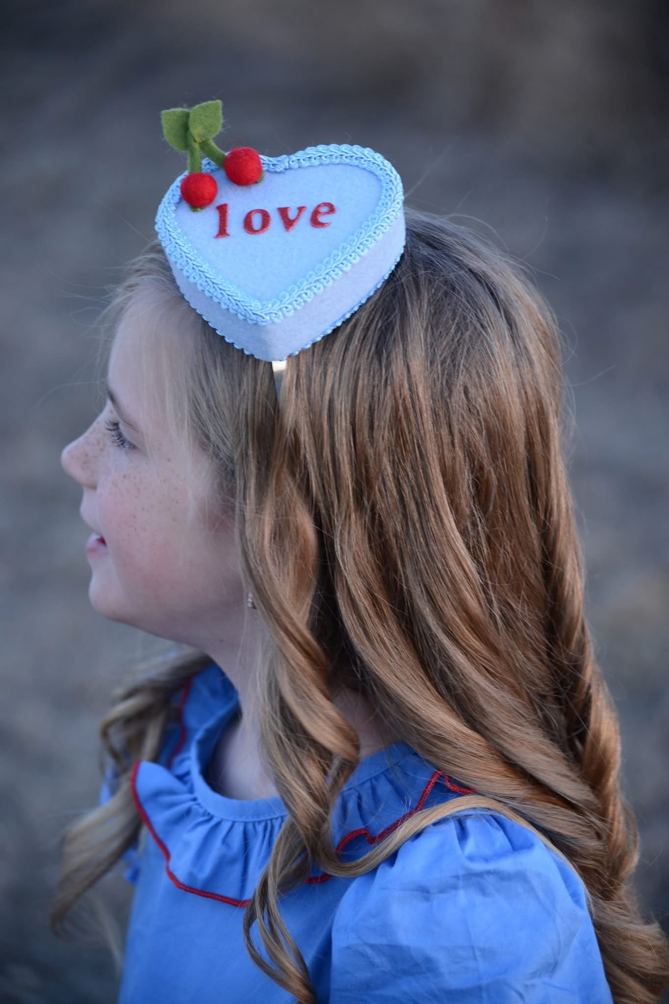 Blue Sweetheart Fascinator