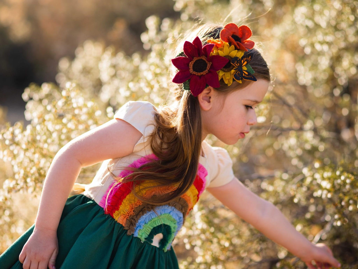 Chocolate Sunflower & Mammoth Grey-Stripe Girasol cluster