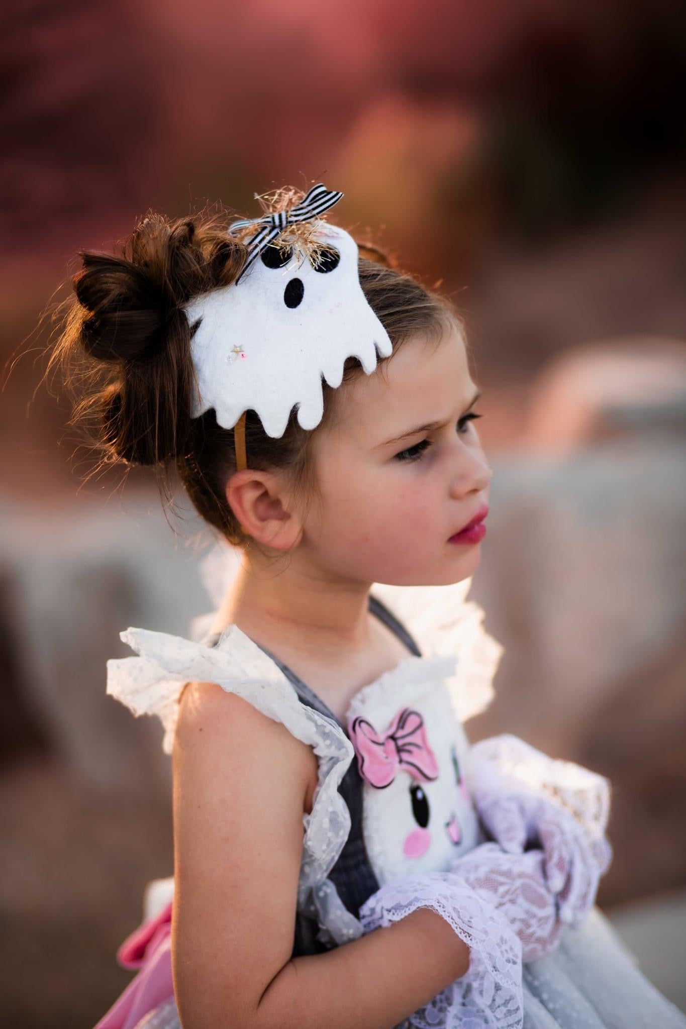 Friendly Ghost Fascinator