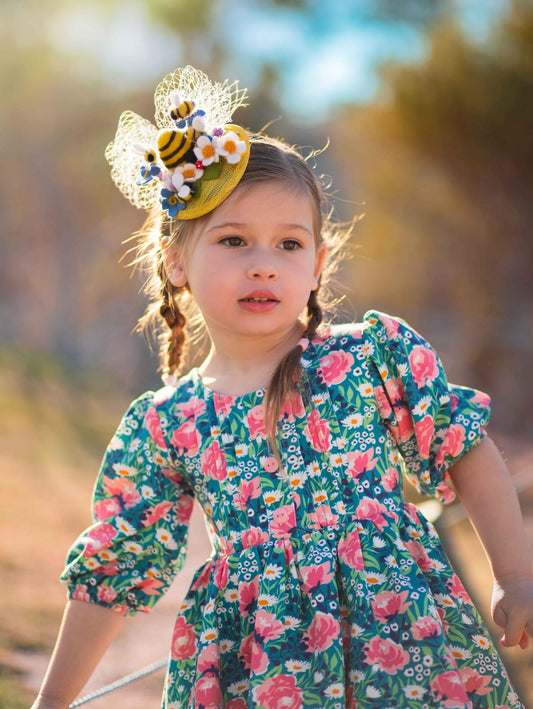 Bee Hive Mini Fascinator