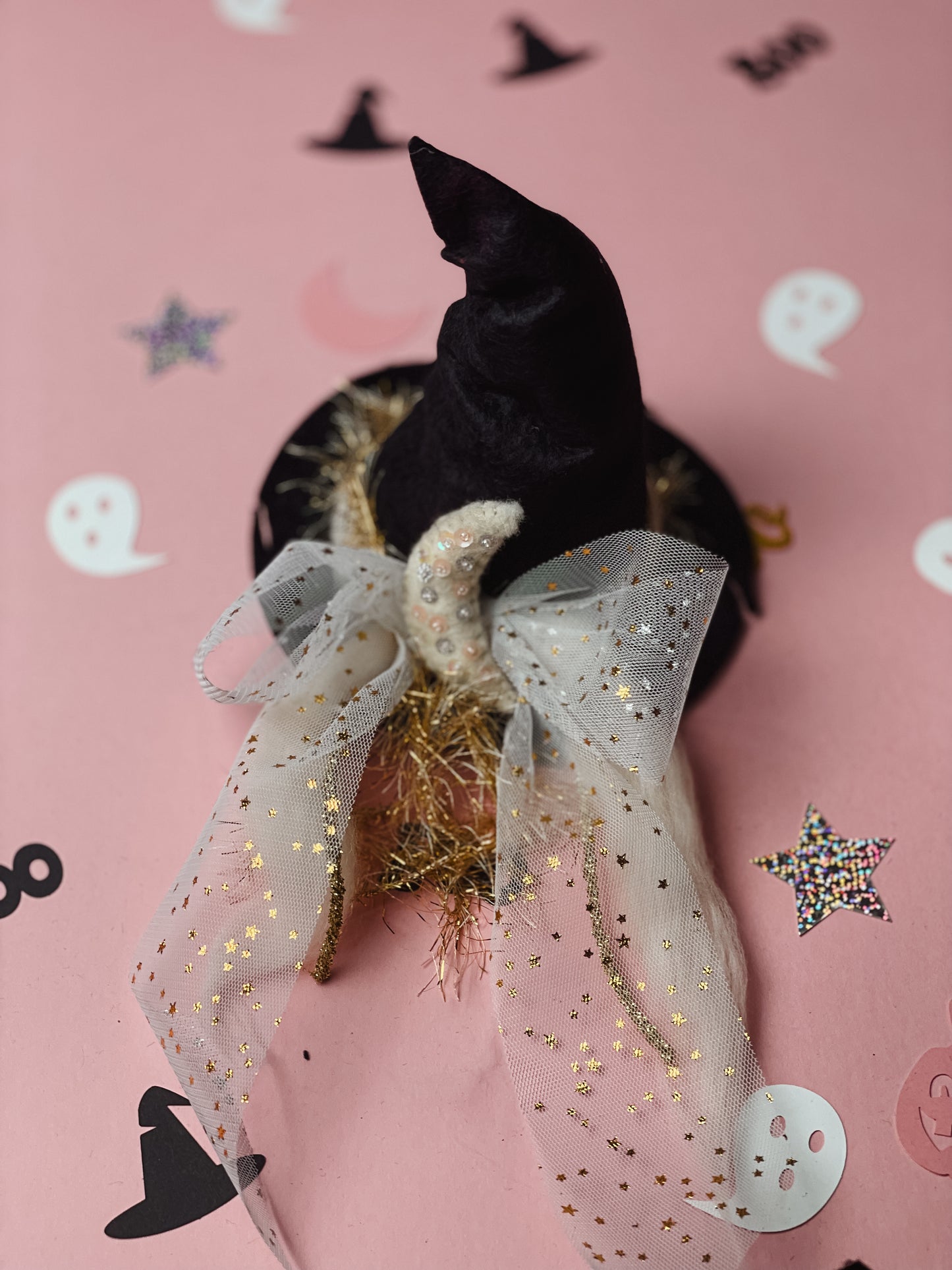 Minifee Black Witch Hat