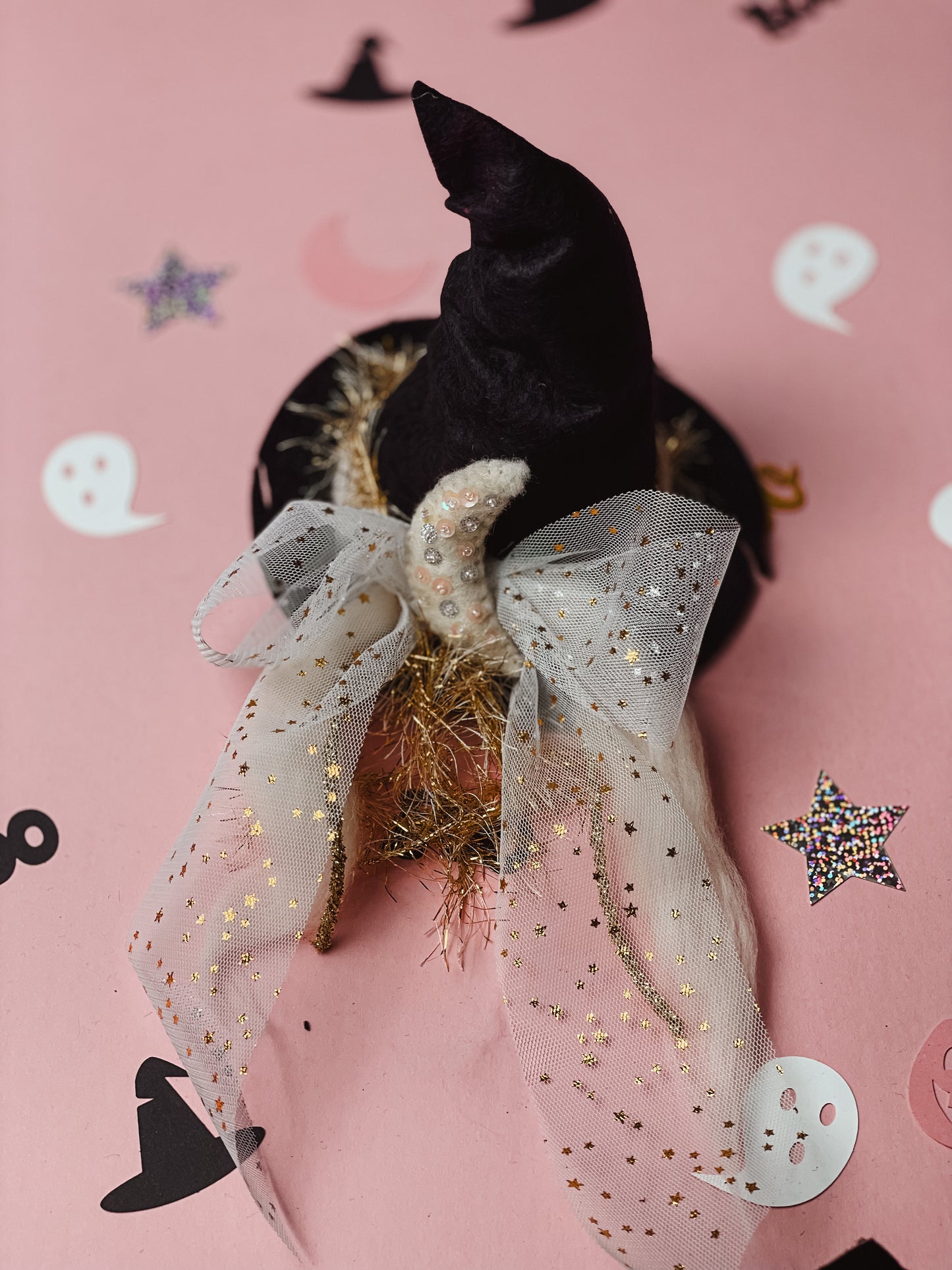 Minifee Black Witch Hat