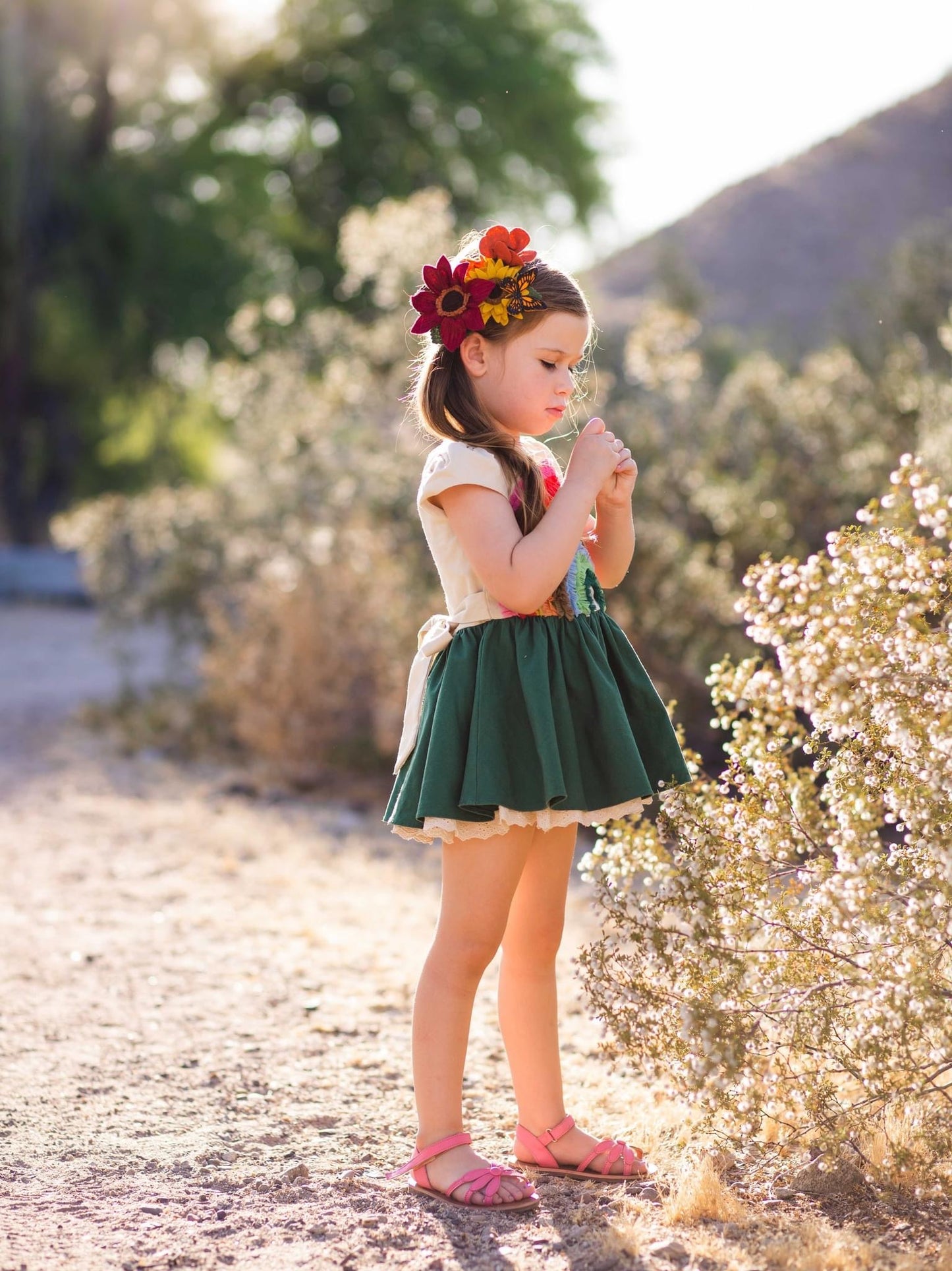 Chocolate Sunflower & Mammoth Grey-Stripe Girasol cluster