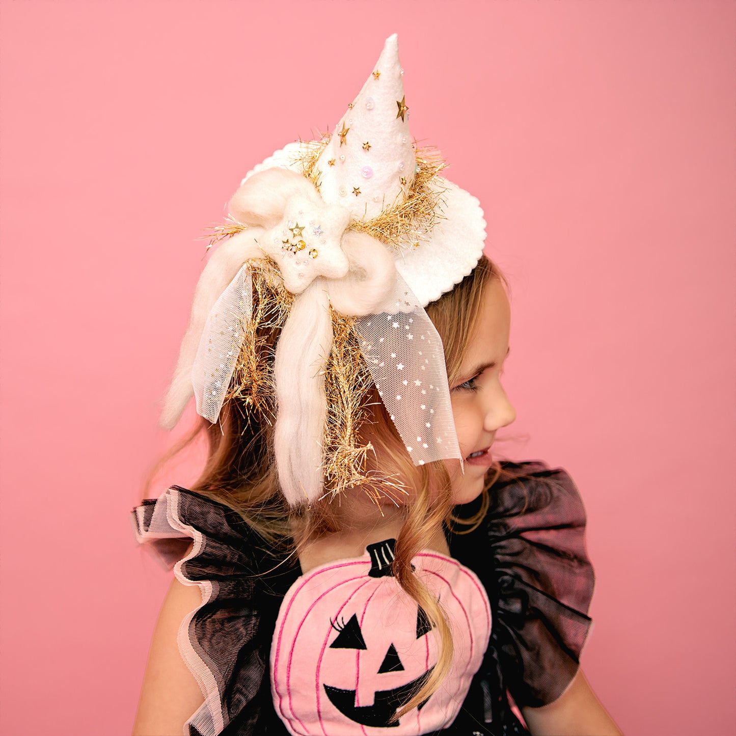 Classic White Witch Hat