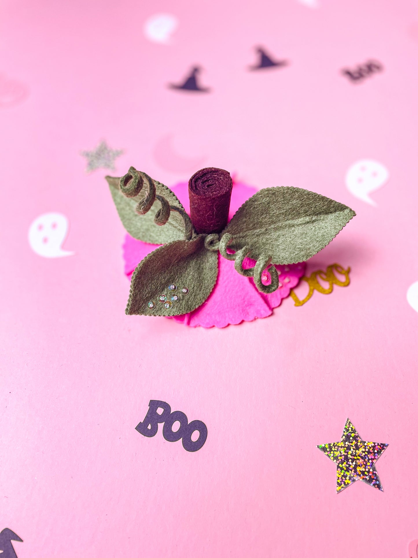 Pretty in Pink Pumpkin Fascinator