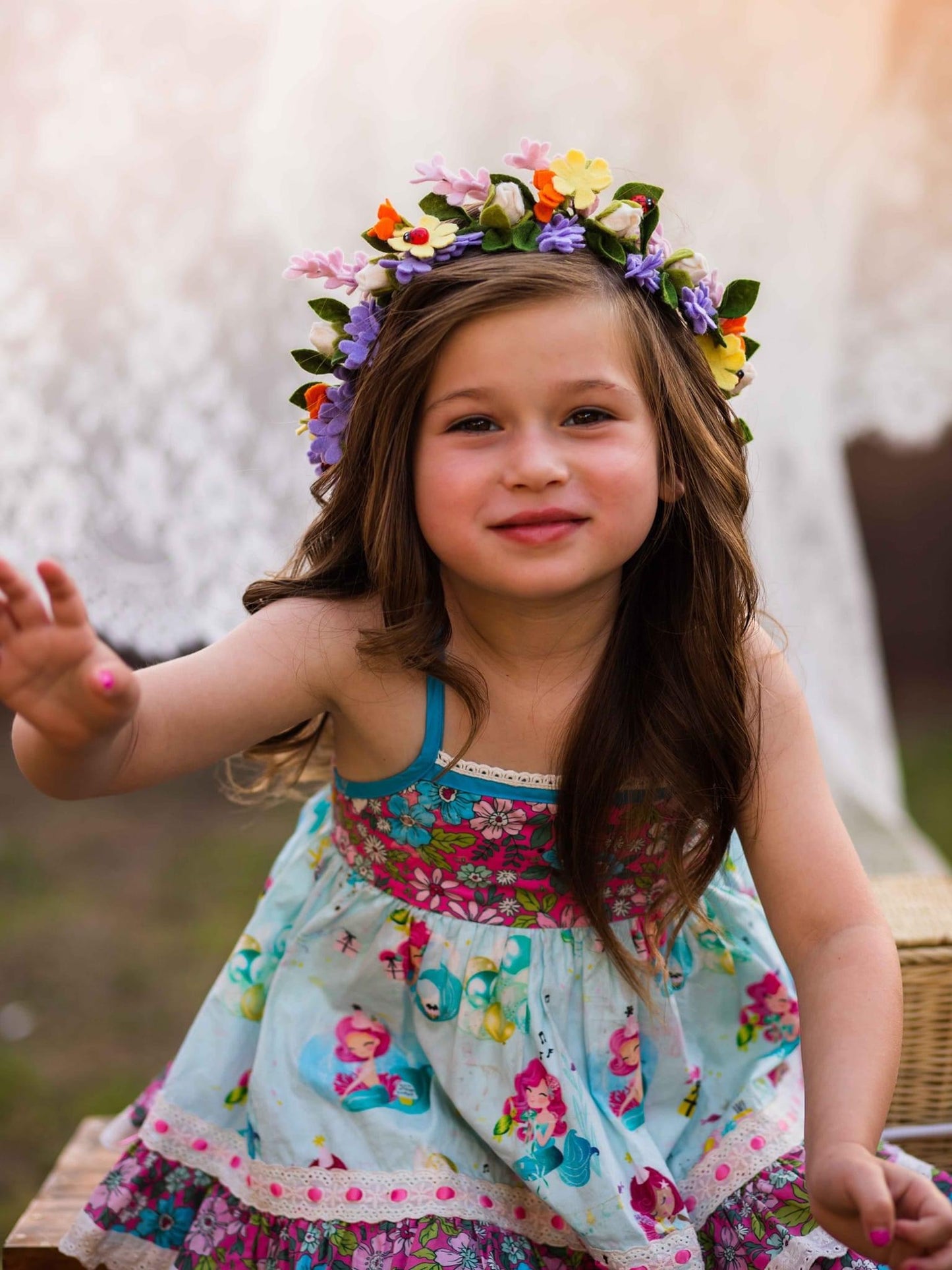 Wild Small Flowers  full size Halo