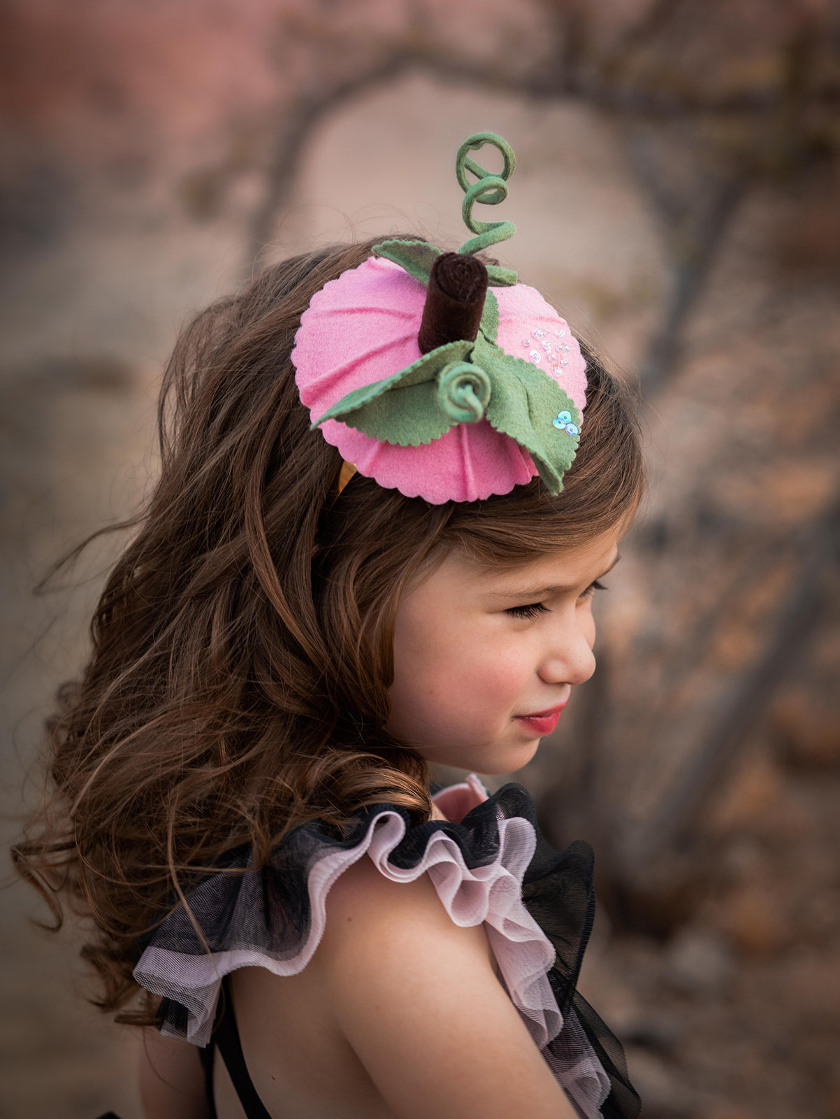 Little Miss Pumpkin Topper