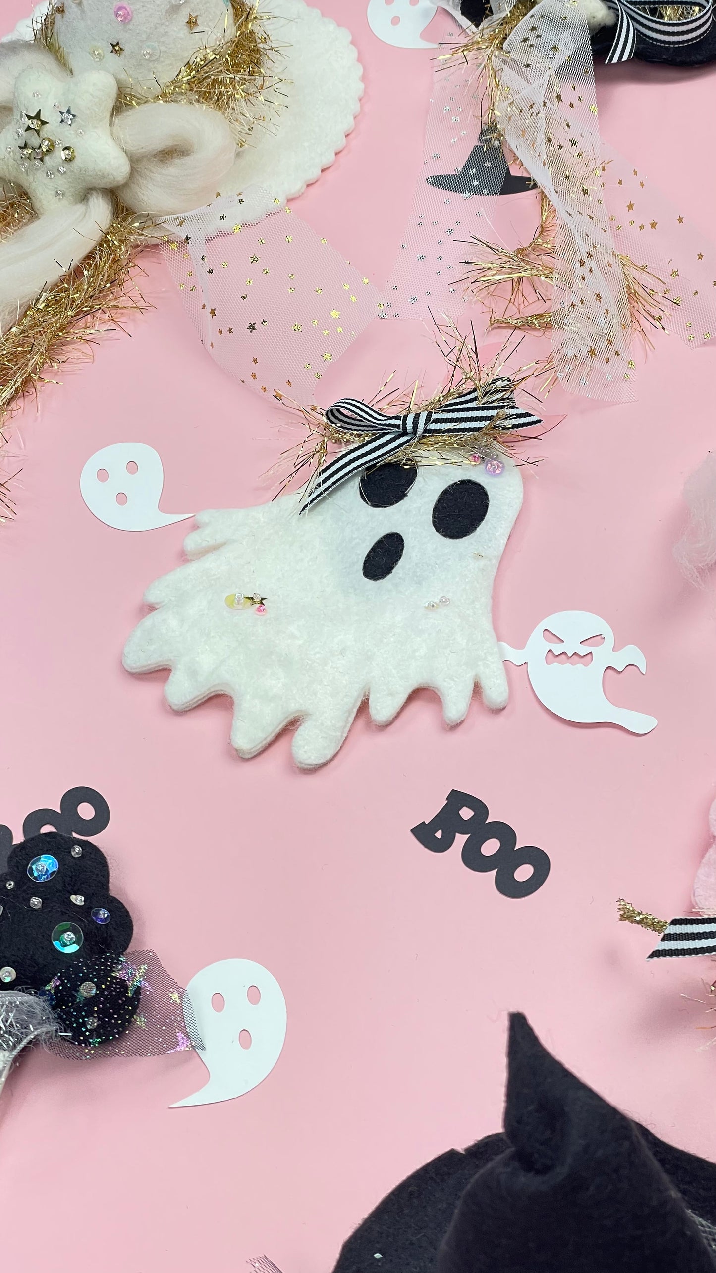 Friendly Ghost Fascinator