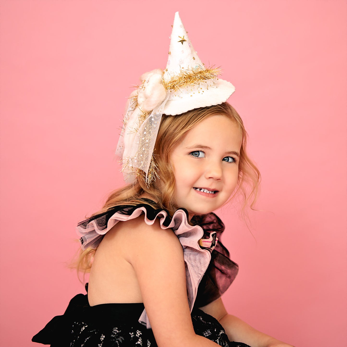 Classic White Witch Hat