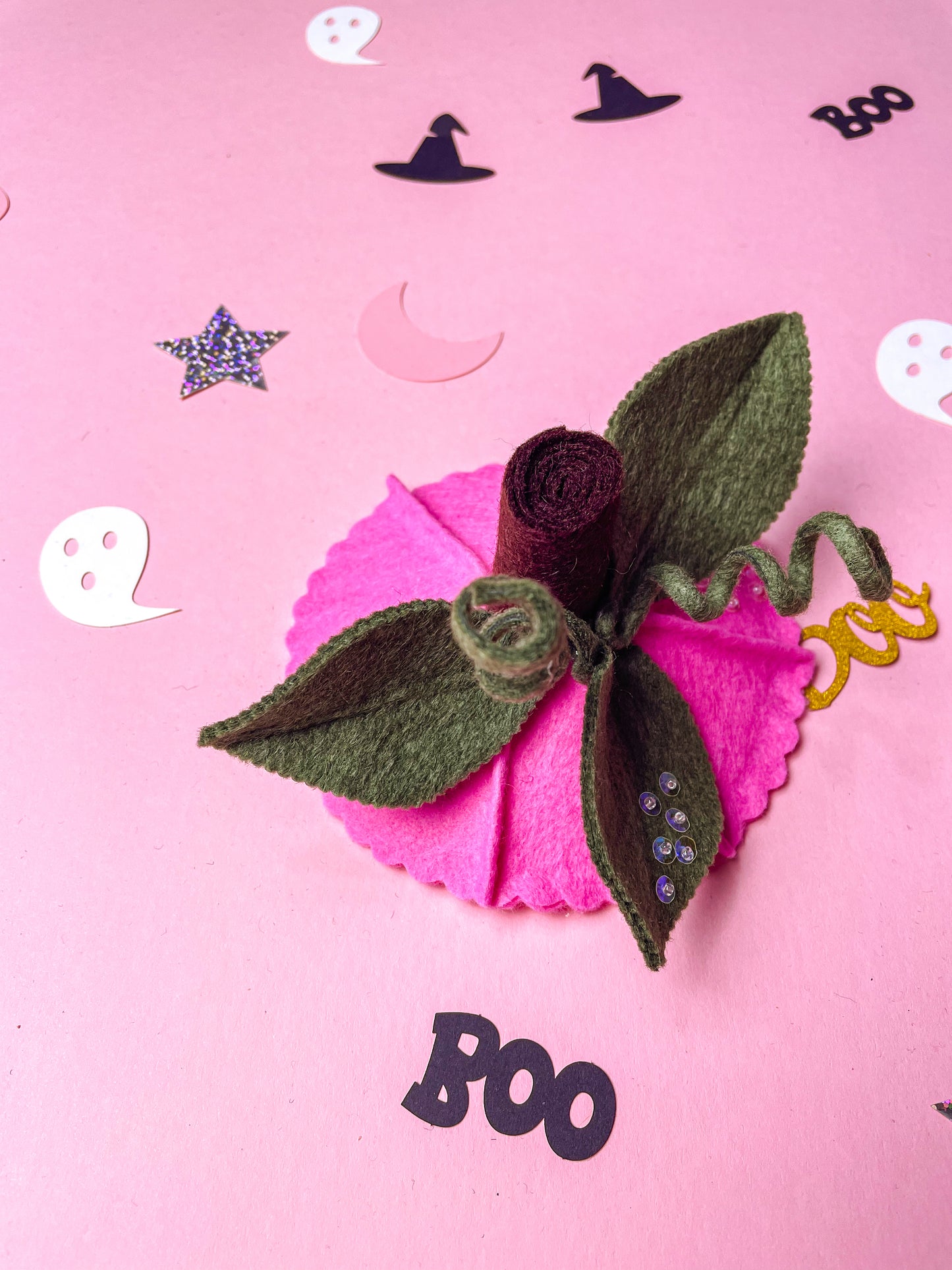 Pretty in Pink Pumpkin Fascinator