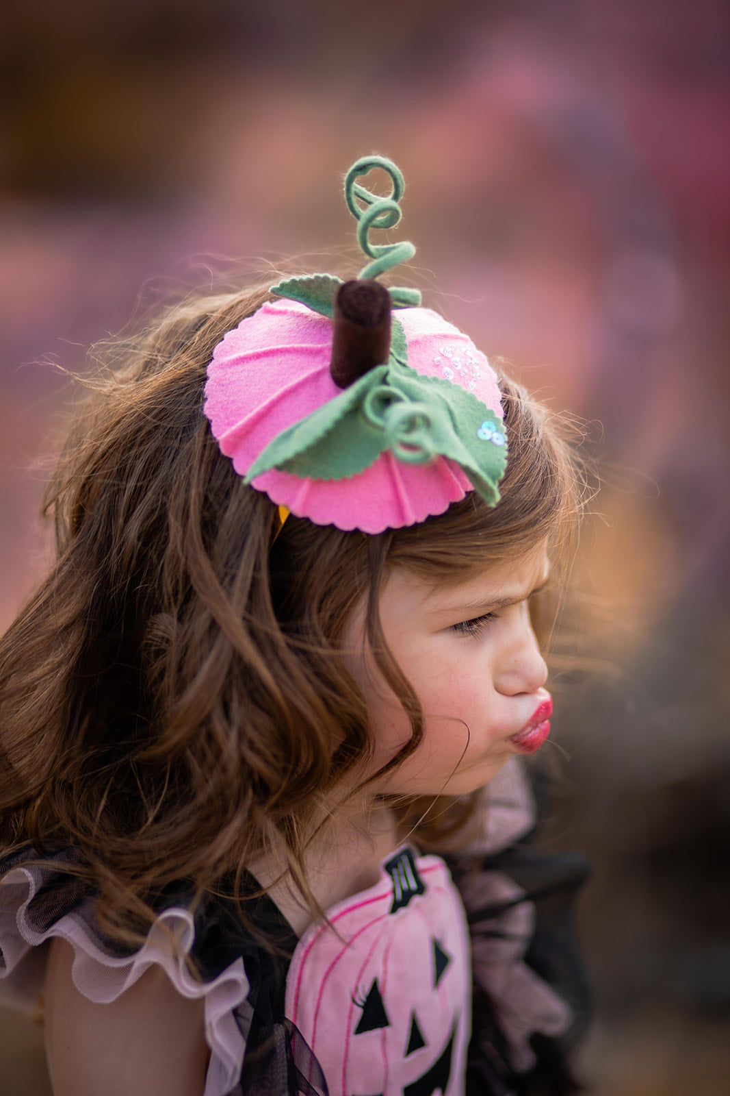 Little Miss Pumpkin Topper